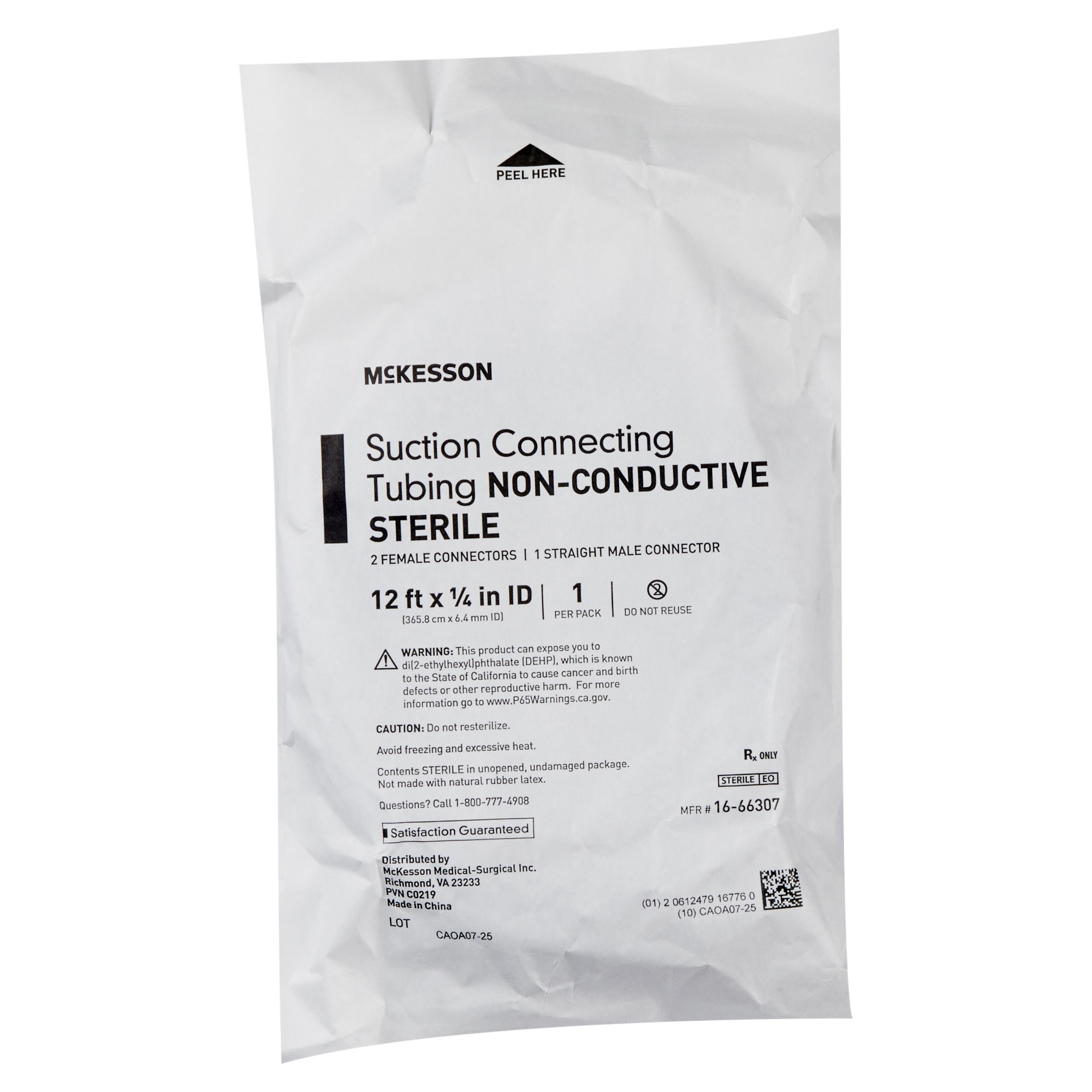 McKesson Suction Connector Tubing Clear Ribbed OT Surface thumbnail 2