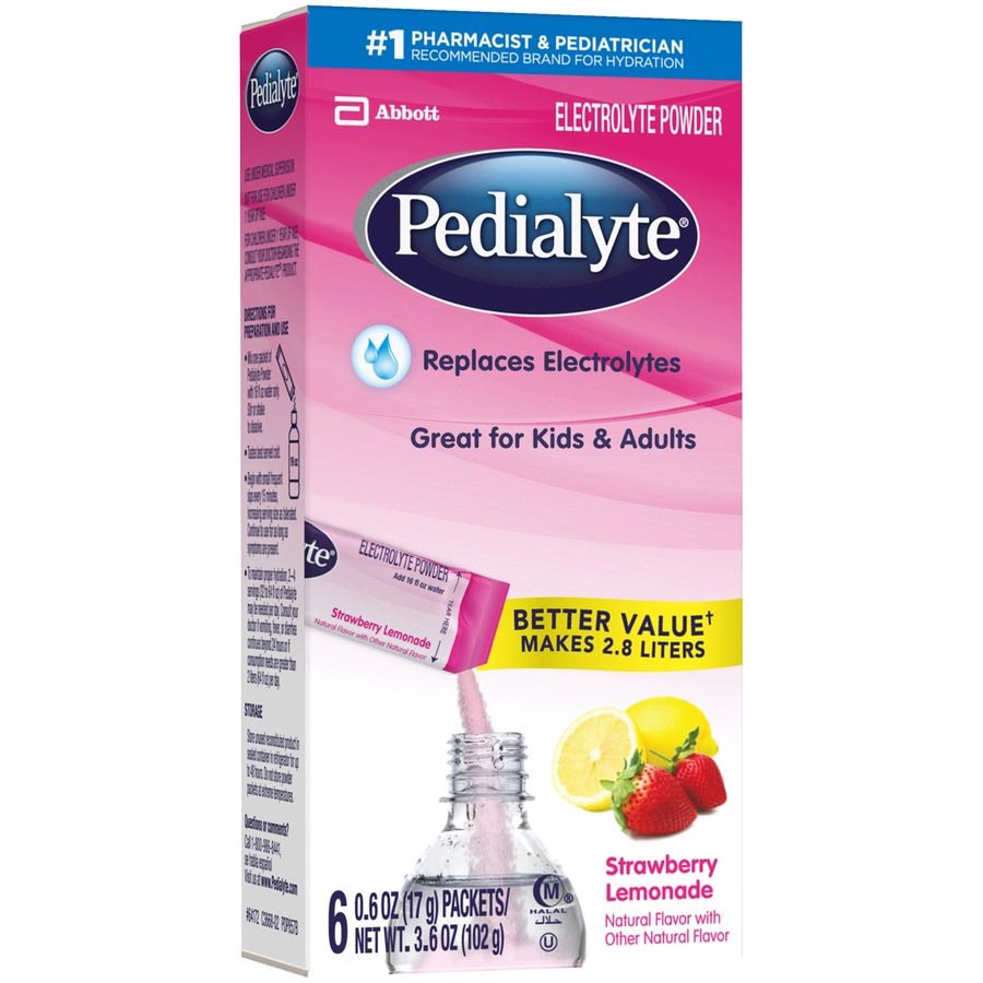 Pedialyte Powder Packs Oral Electrolyte Solution Powder thumbnail 1
