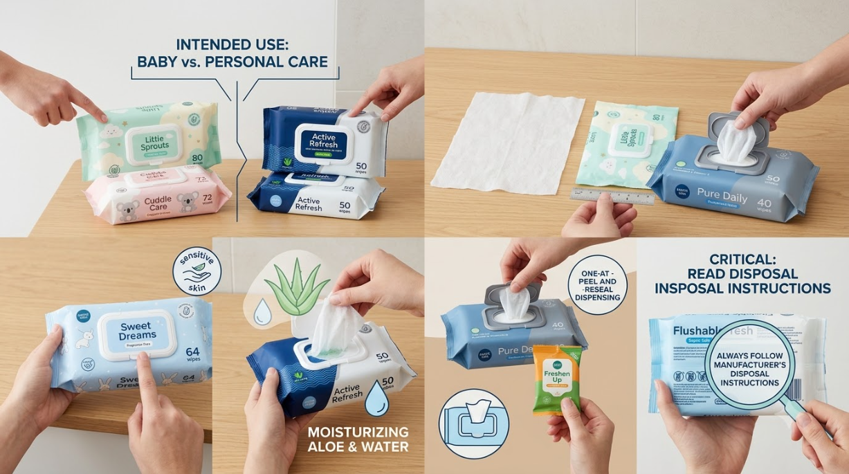 What Should You Look for When Choosing Adult or Personal Wipes
