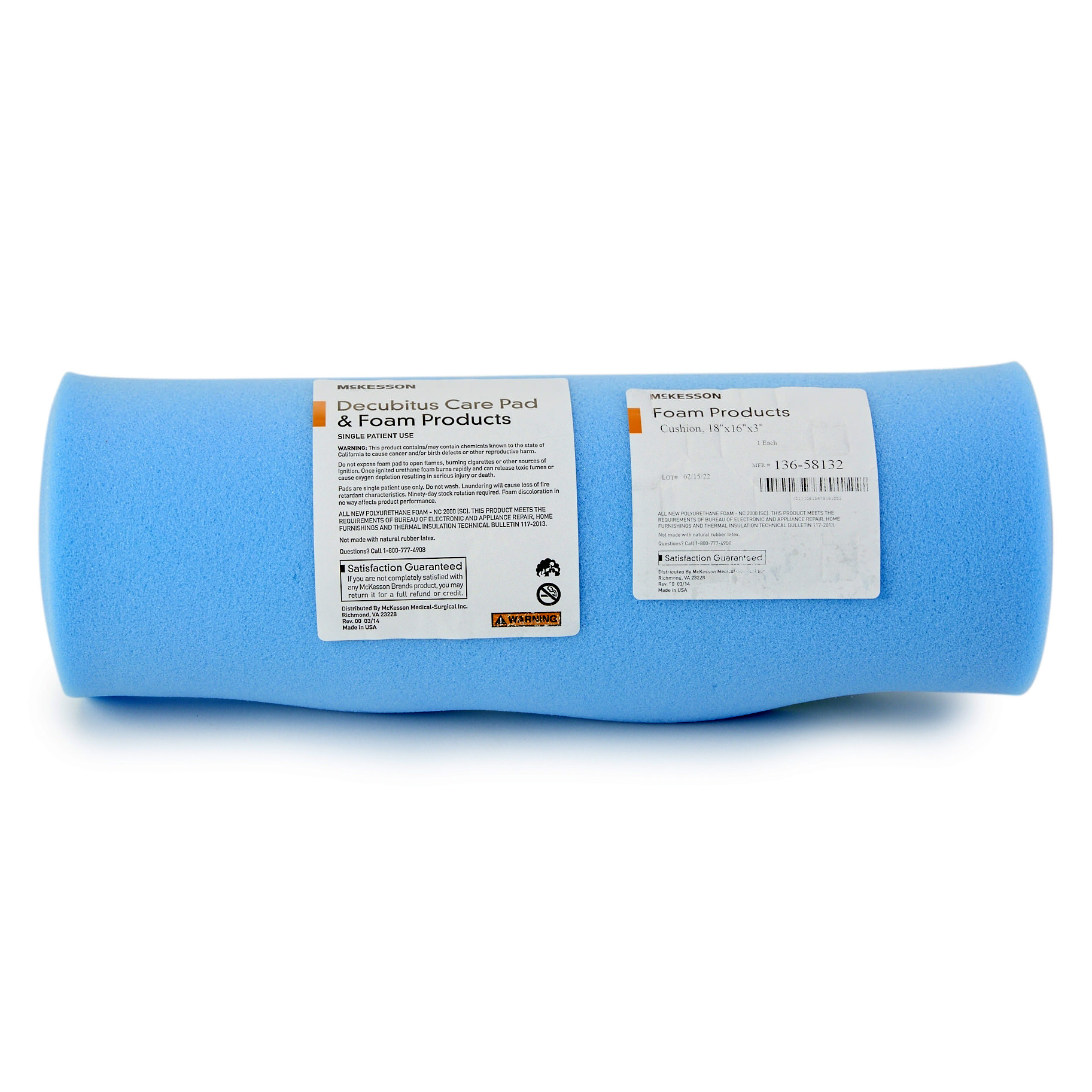 McKesson Seat Cushion Without Cover, 18 W x 16 D x 3 H Inch thumbnail 3