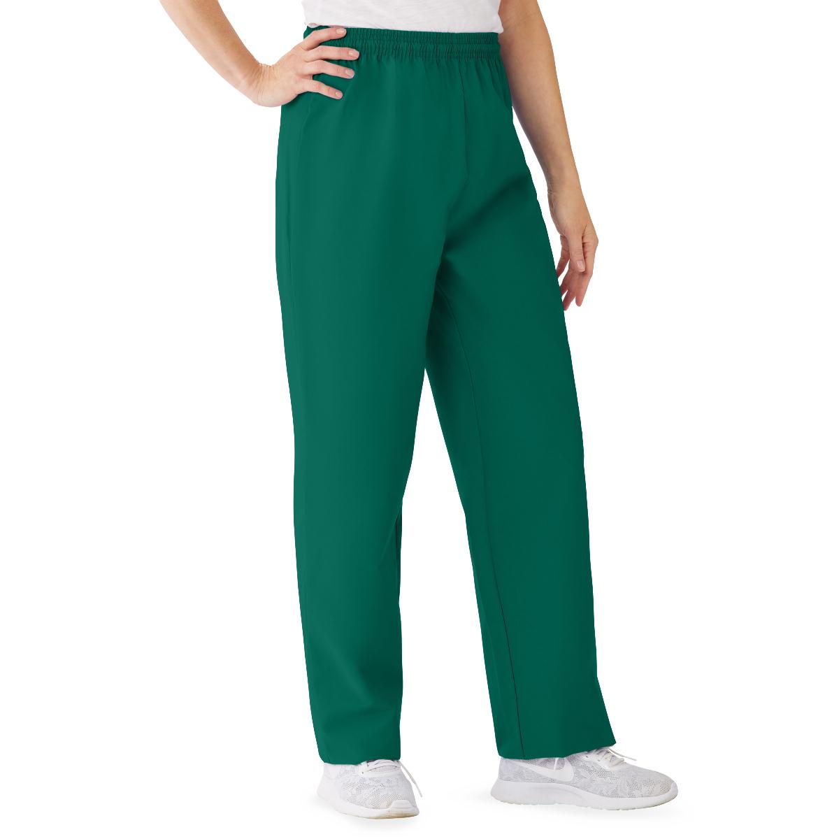 Medline Angelstat Women's Elastic Drawstring Waist Scrub Pants thumbnail 1