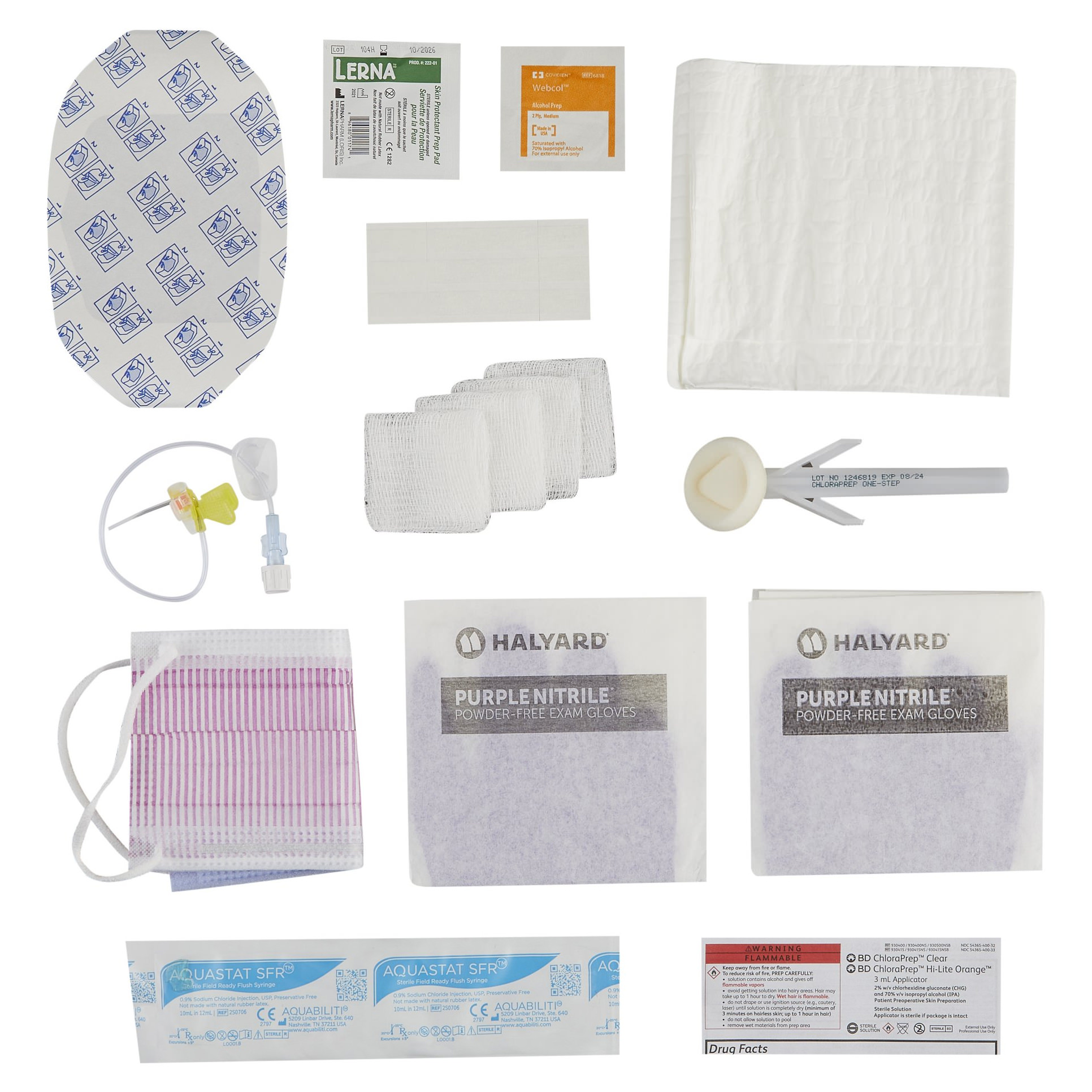 INDIBA ONE・PLUS 専用 バックアップキット MiniLoc Safety Infusion Set Port Access Kit, 22G x 1 inch | BD