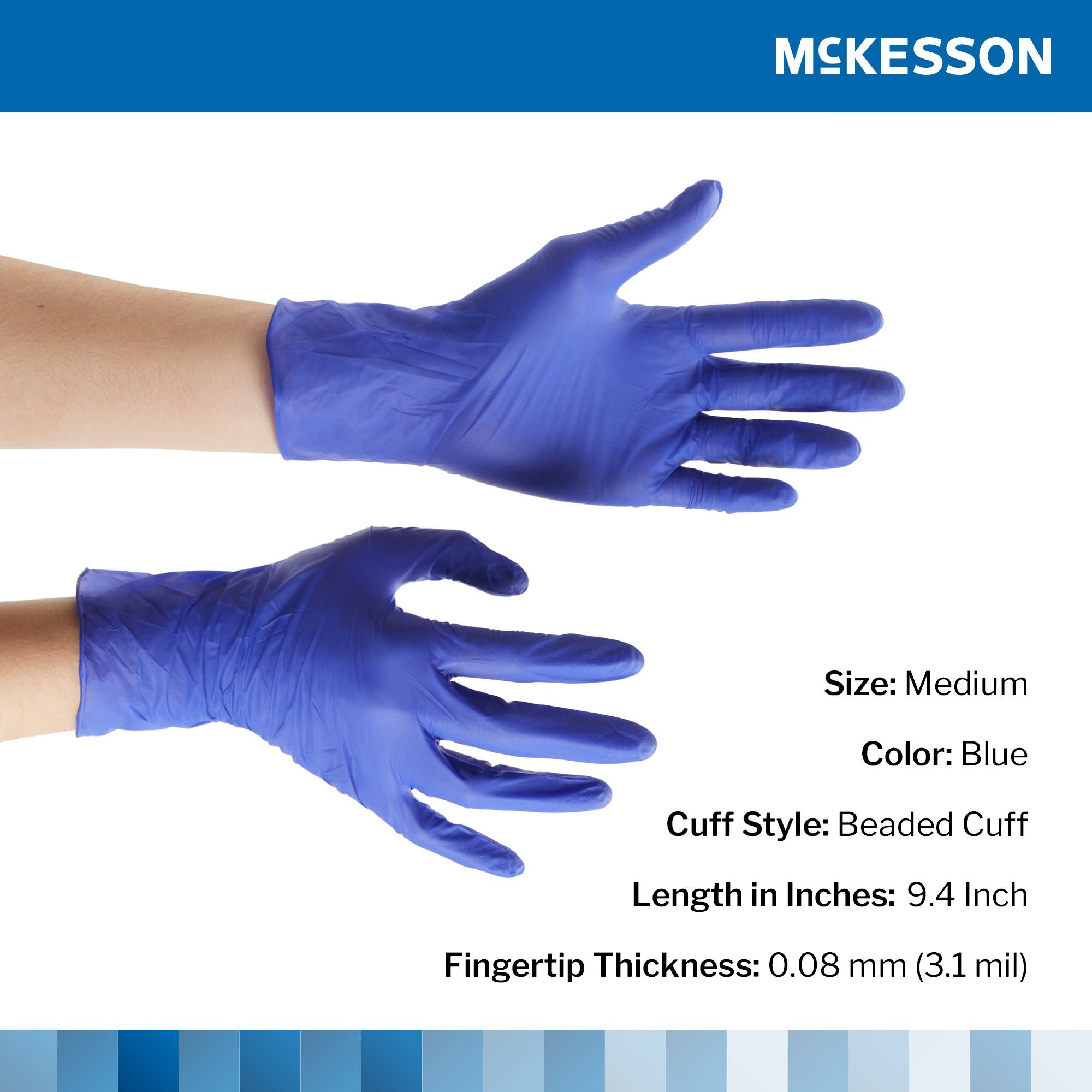 McKesson Confiderm 3.0 Exam Gloves thumbnail 2