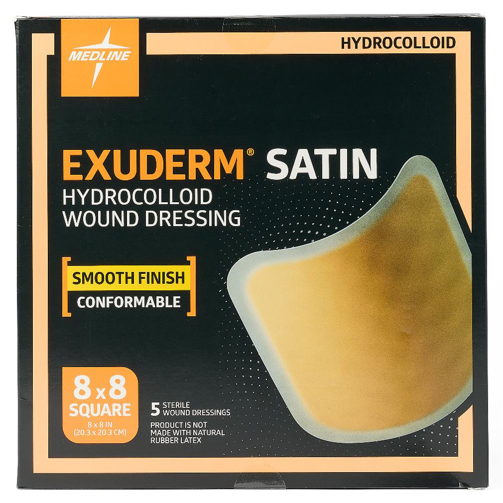 Medline Exuderm Satin Hydrocolloid Wound Dressing