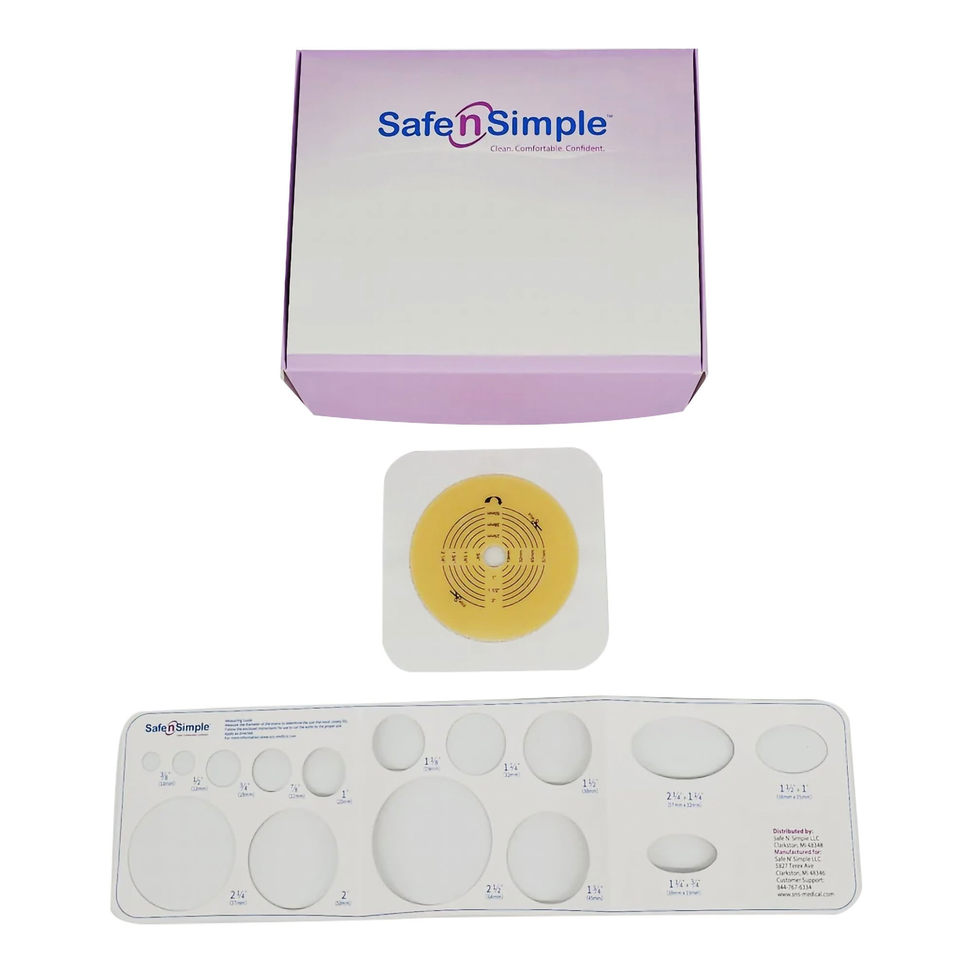 Safe n Simple 2-Piece Flat Wafer, 5 X 5 Inch