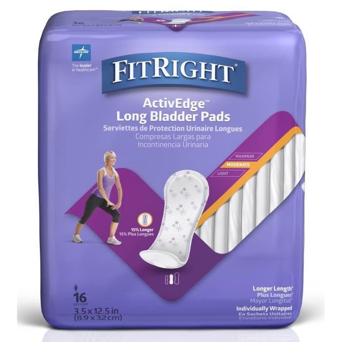 FitRight ActivEdge Women's Bladder Control Pads thumbnail 1