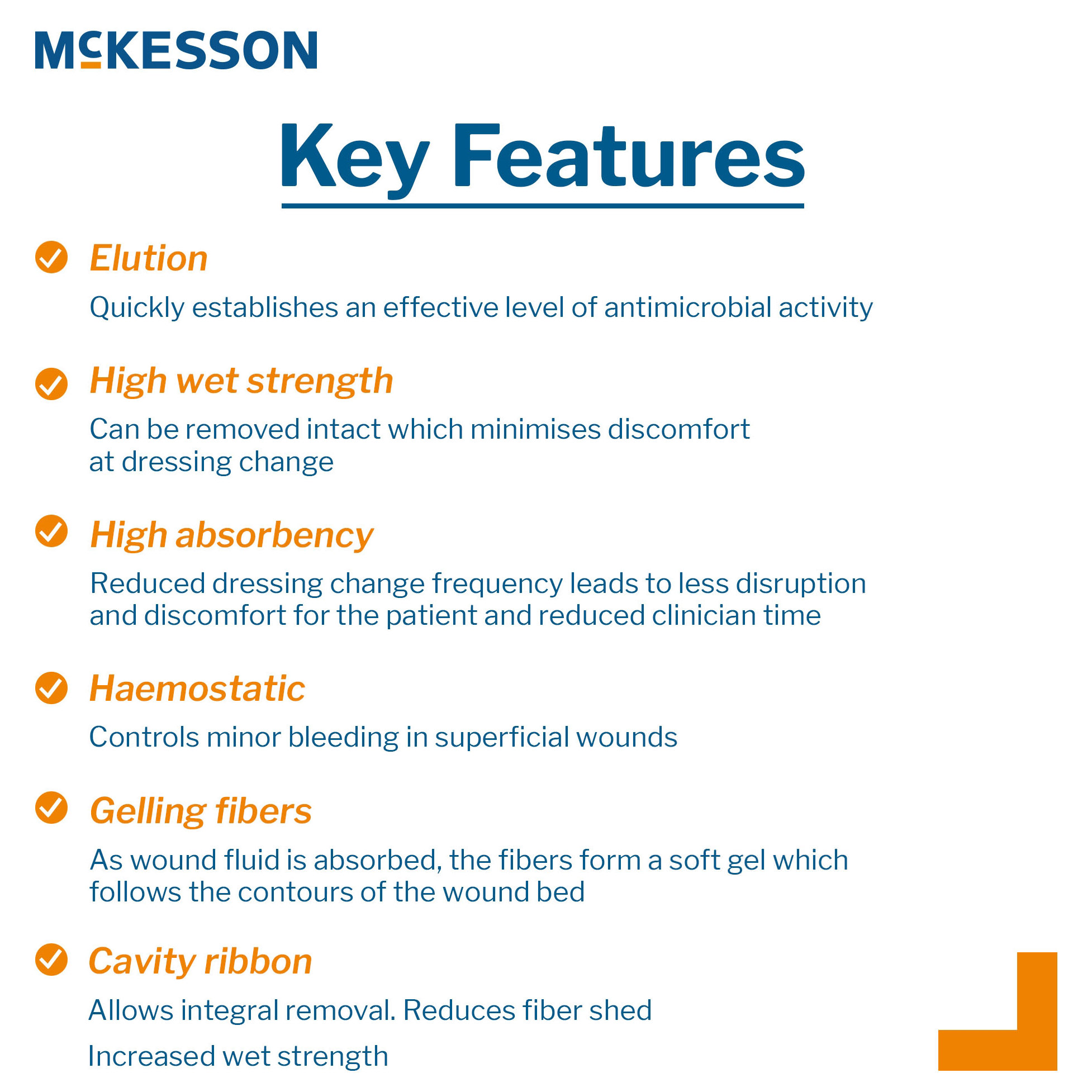 McKesson Silver Alginate Dressing White Rectangle Sterile thumbnail 5