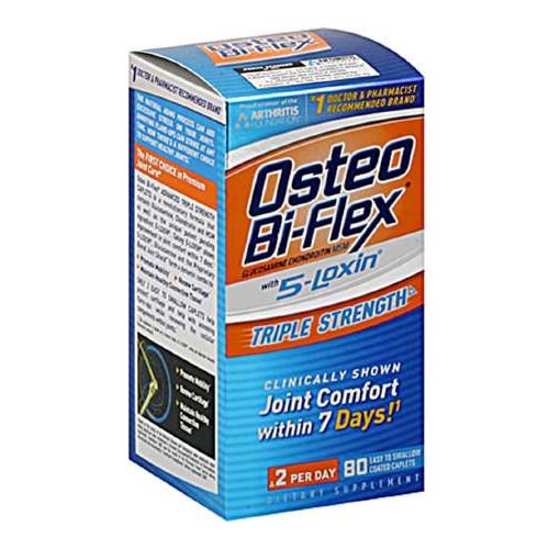 Osteo-Bi-Flex Advanced Triple Strength Joint Health Supplement with 5 Loxin - Box of 80