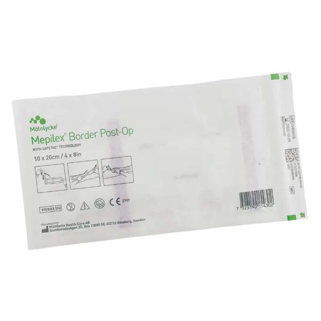 Mepilex Border Post-Op Ag Antimicrobial Dressing thumbnail 2