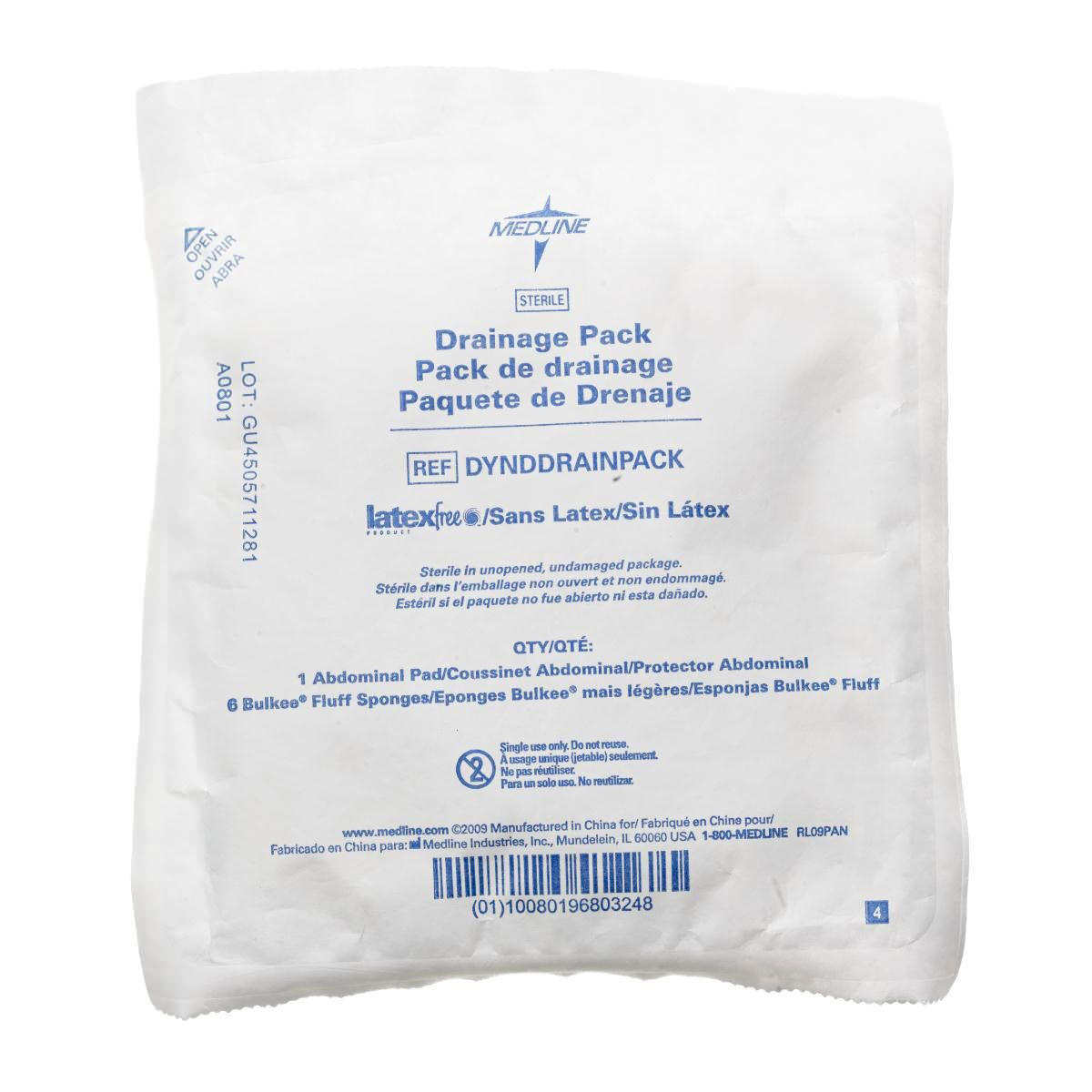 Medline Heavy Wound Drainage Pack