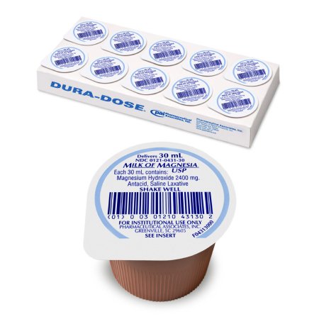 Milk of Magnesia Magnesium Hydroxide Laxative, Spearmint, 400 mg per 5 mL thumbnail 1
