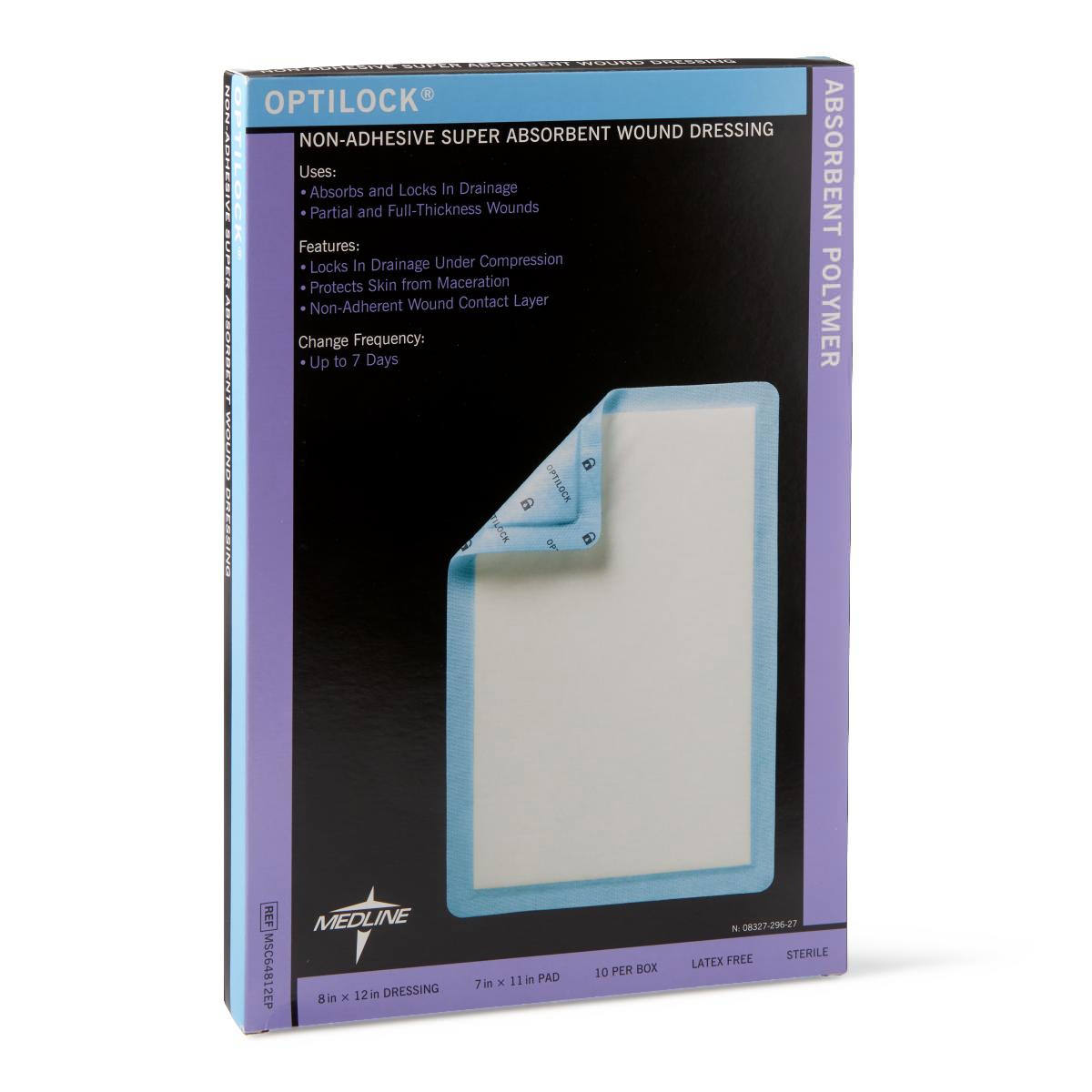 Medline OptiLock Super Absorbent Wound Dressing thumbnail 1