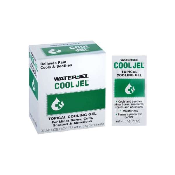 Water Jel Cool Jel Burn Relief Topical Gel | 3.5g Packets