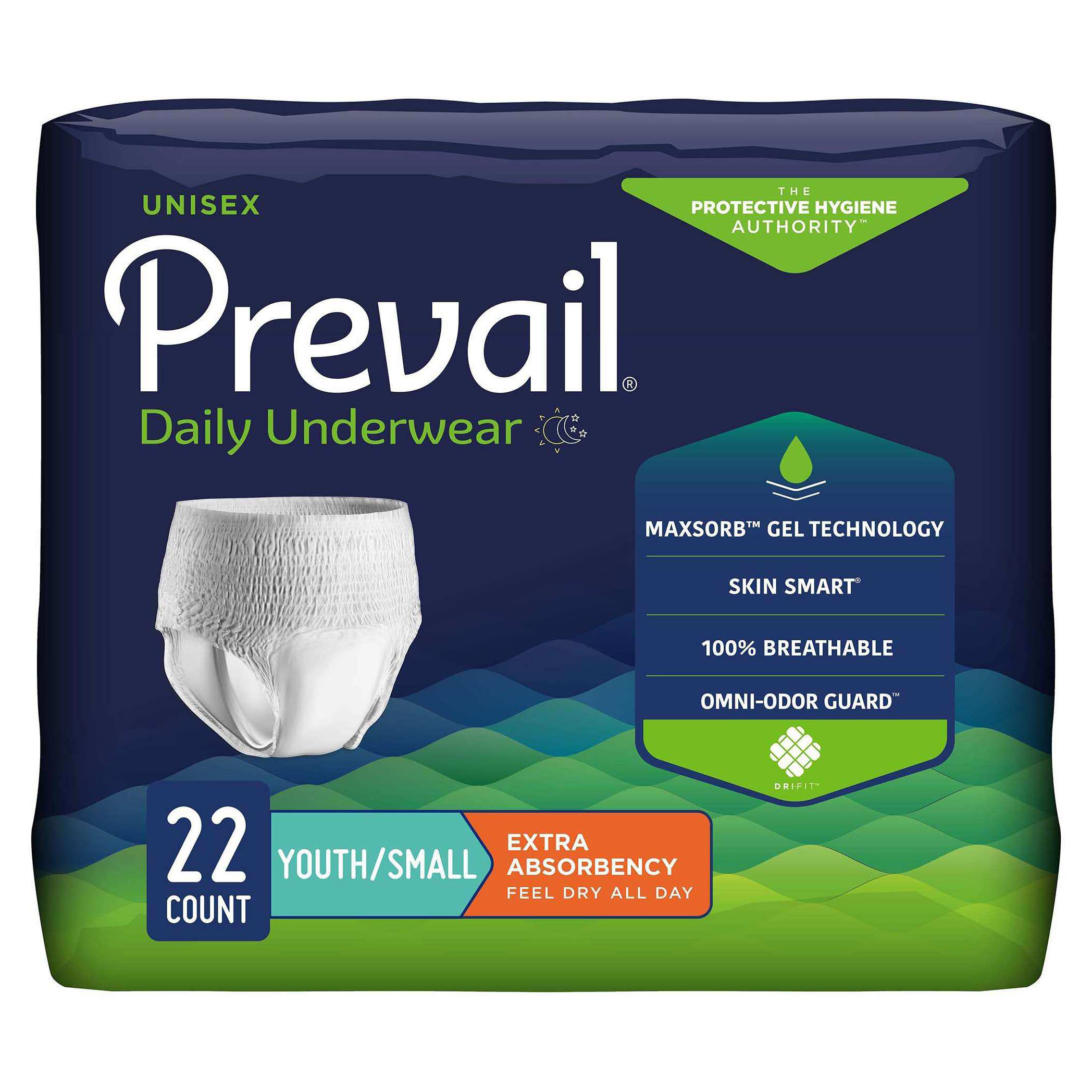 Prevail Extra Daily Unisex Incontinence Underwear thumbnail 1