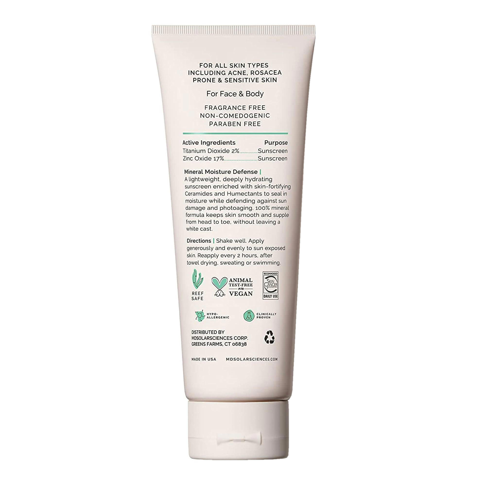 MDSolarSciences Mineral Moisture Defense Sunscreen SPF 50, 3.4 oz thumbnail 5