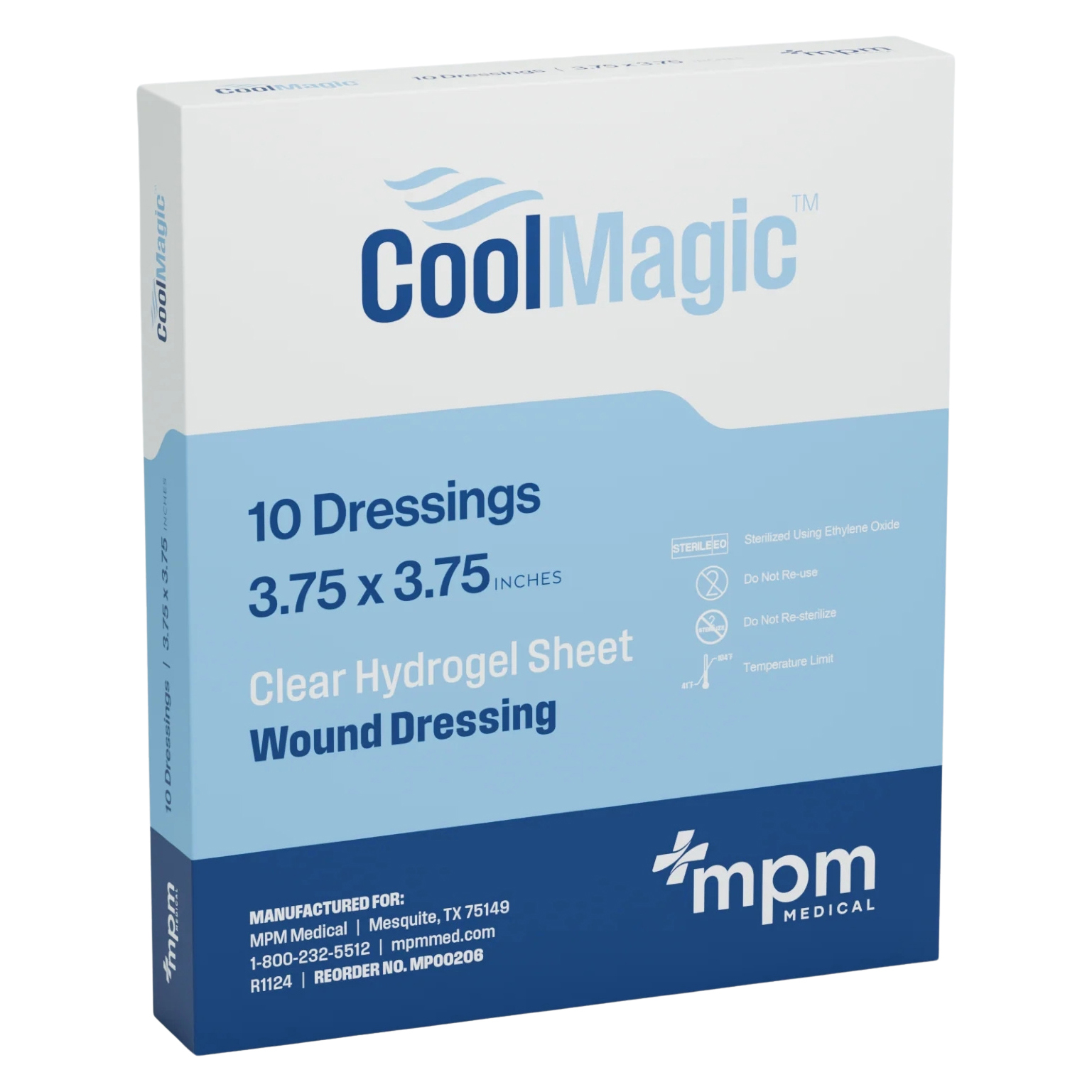 blue waterproof dressing Essity - Hydrofera Blue READY-Border Antibacterial Foam Dressing with Silicone Border - HBRB5959