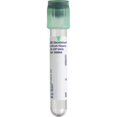 ☆Lettan☆ BD Vacutainer Venous Blood Collection Tube Lithium Heparin
