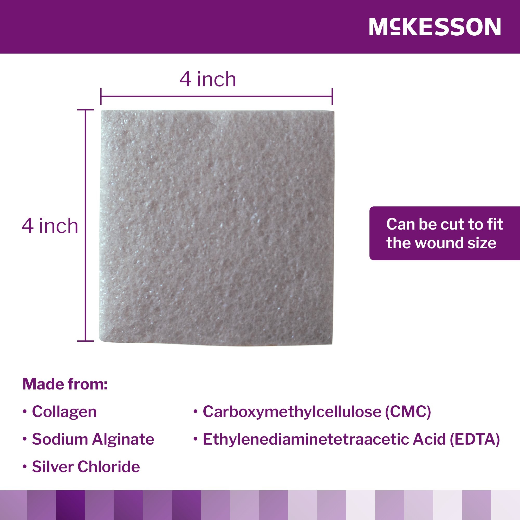 McKesson Silver Collagen Dressing, Sterile thumbnail 2