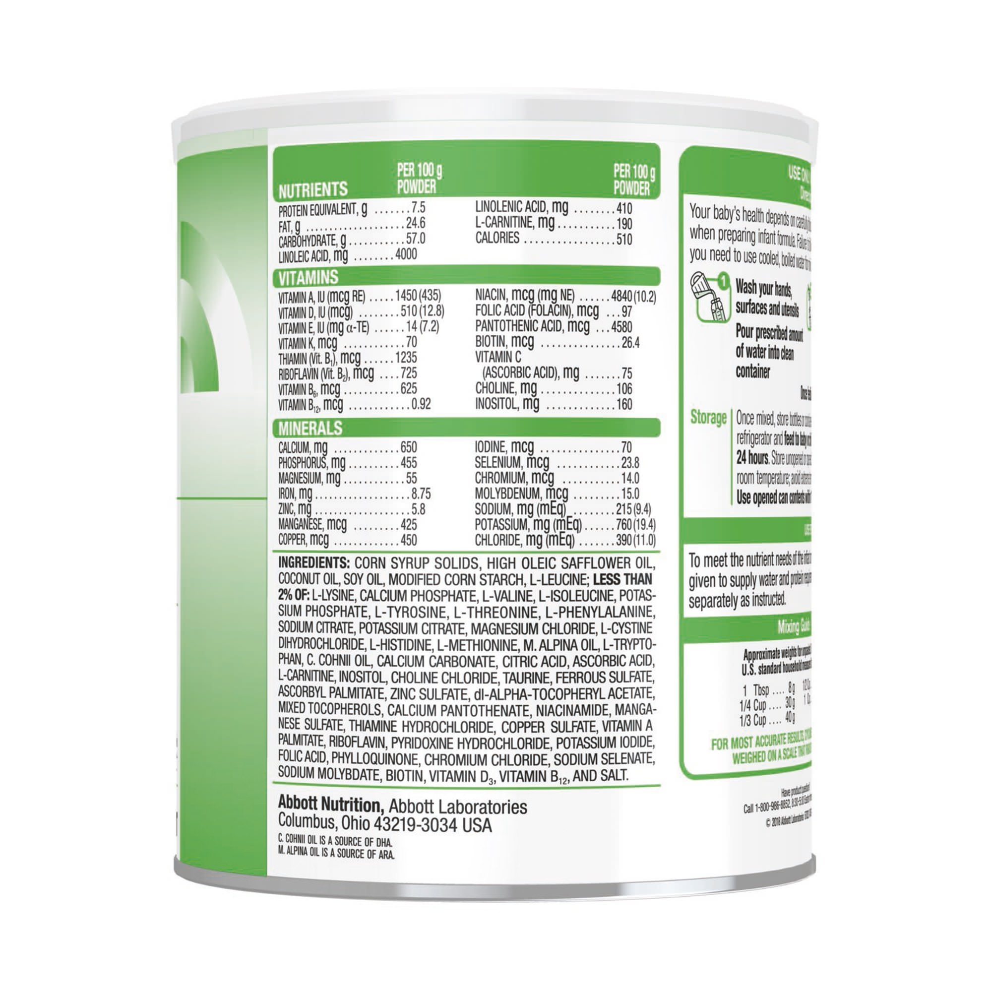 Cyclinex-1 Amino Acid-Modified Infant Formula with Iron thumbnail 2