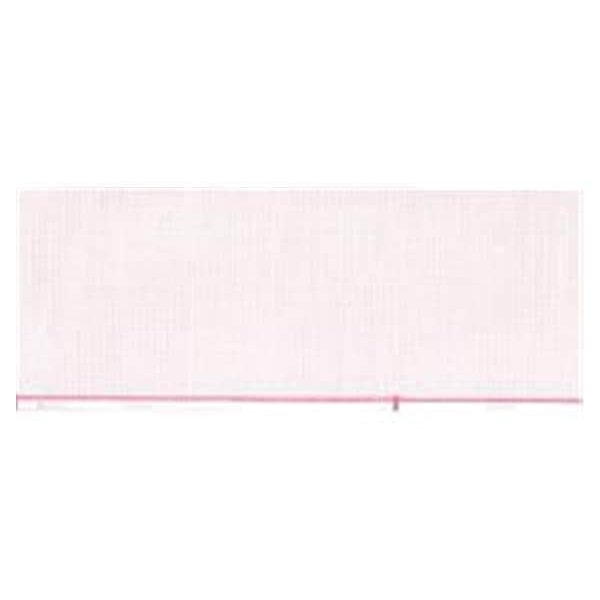 Burdick Z-Fold Chart Paper, Red Grid