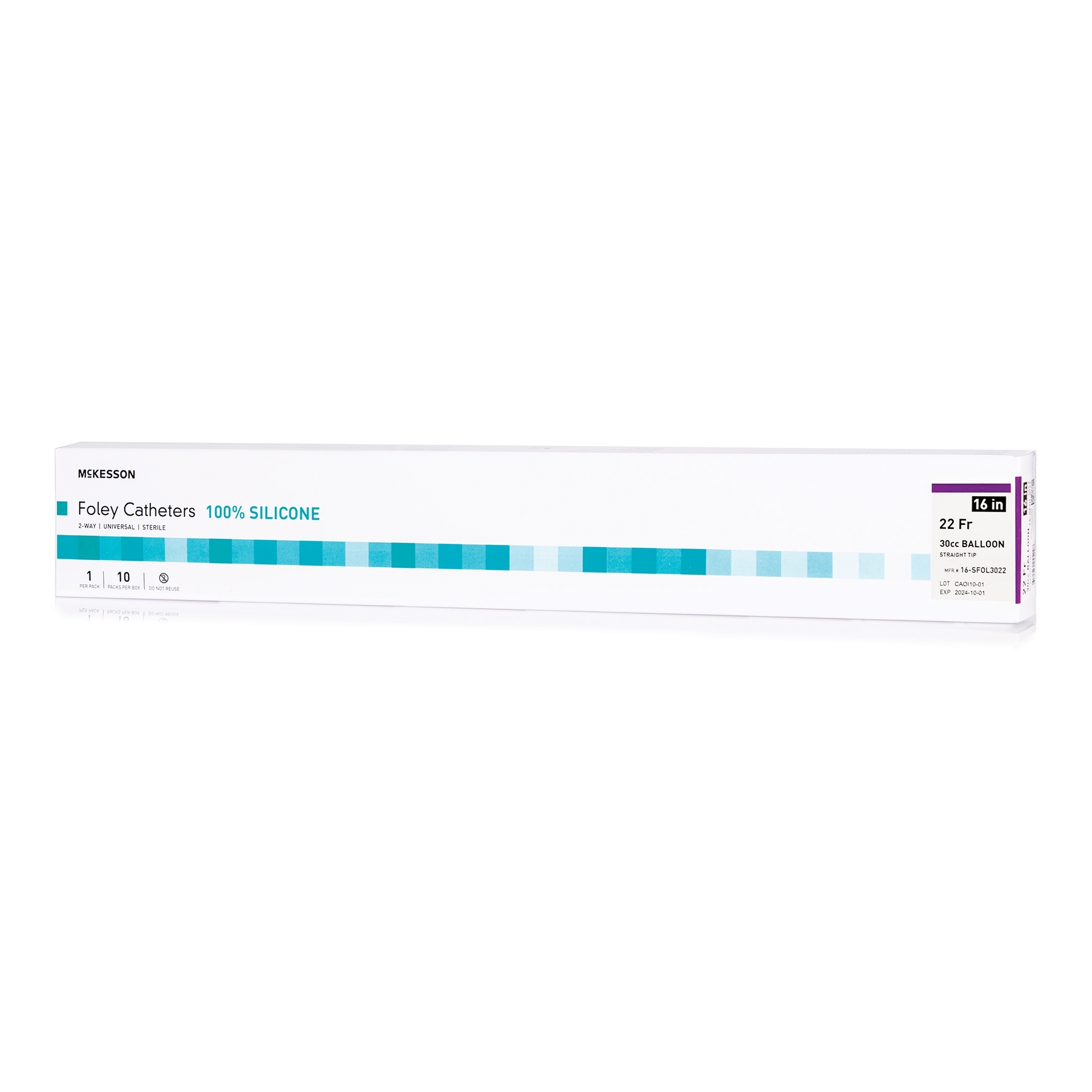 McKesson 2-Way Silicone Foley Catheter with Standard Tip thumbnail 4
