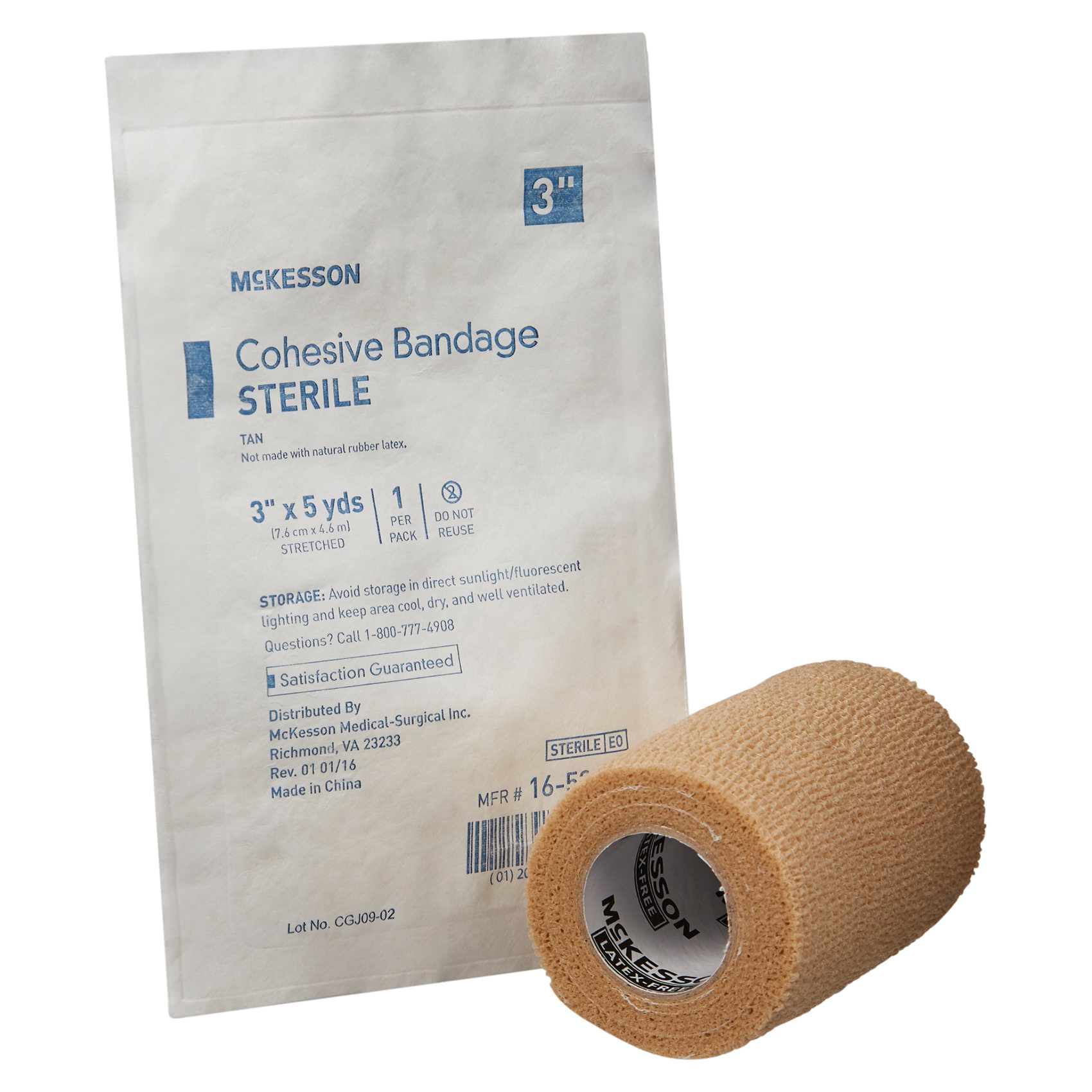 McKesson Cohesive Bandage Tan Sterile thumbnail 2