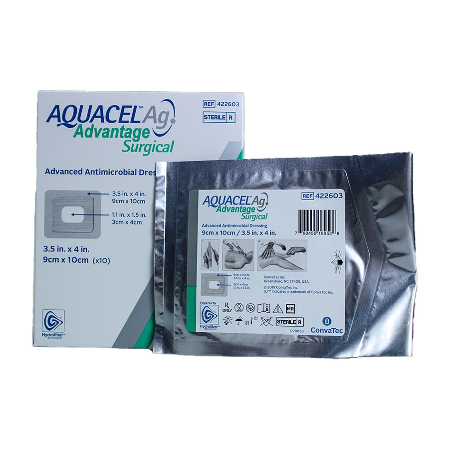 Convatec Aquacel Ag Advantage Surgical Dressings - Main image