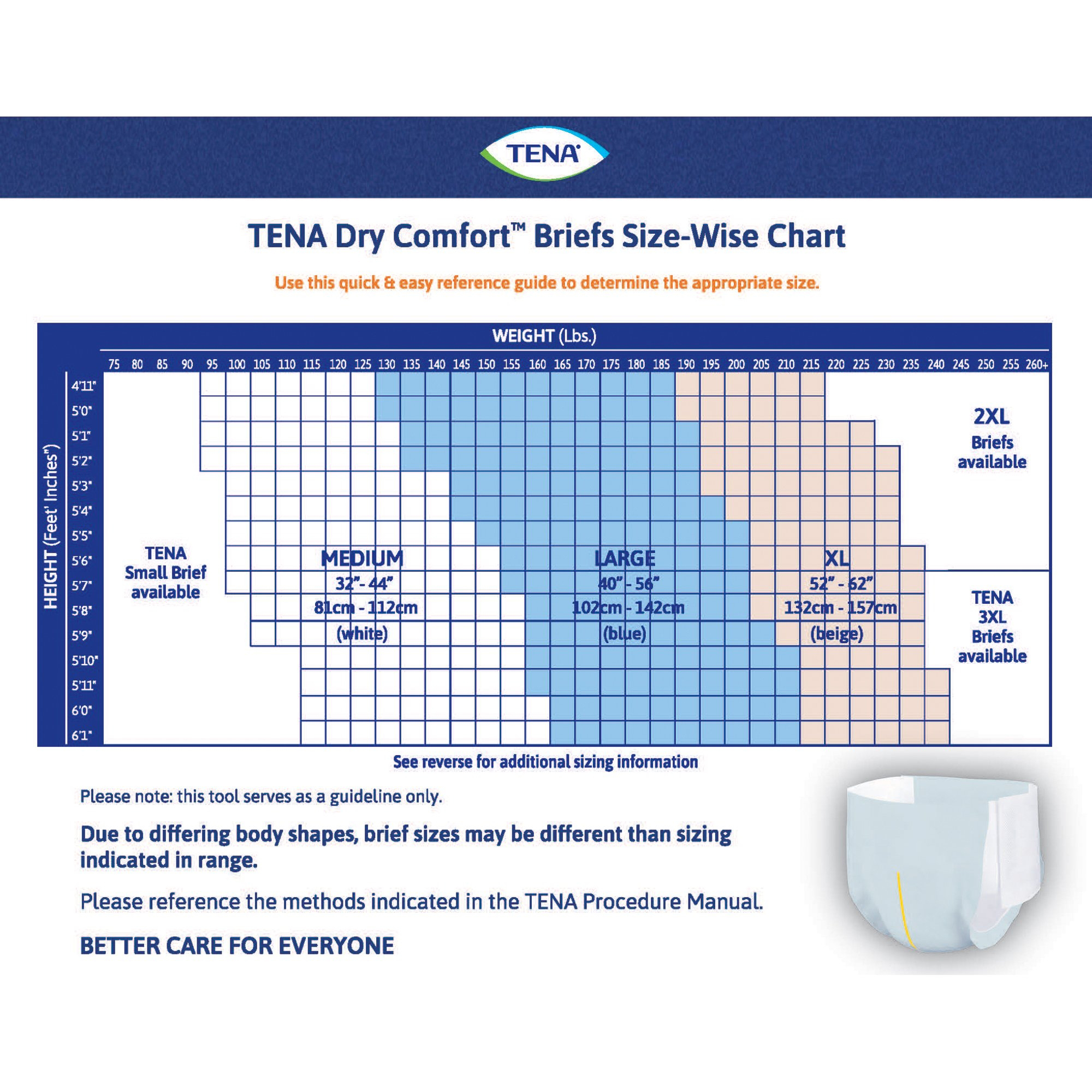 TENA Dry Comfort Incontinence Brief with CurvDefense thumbnail 2