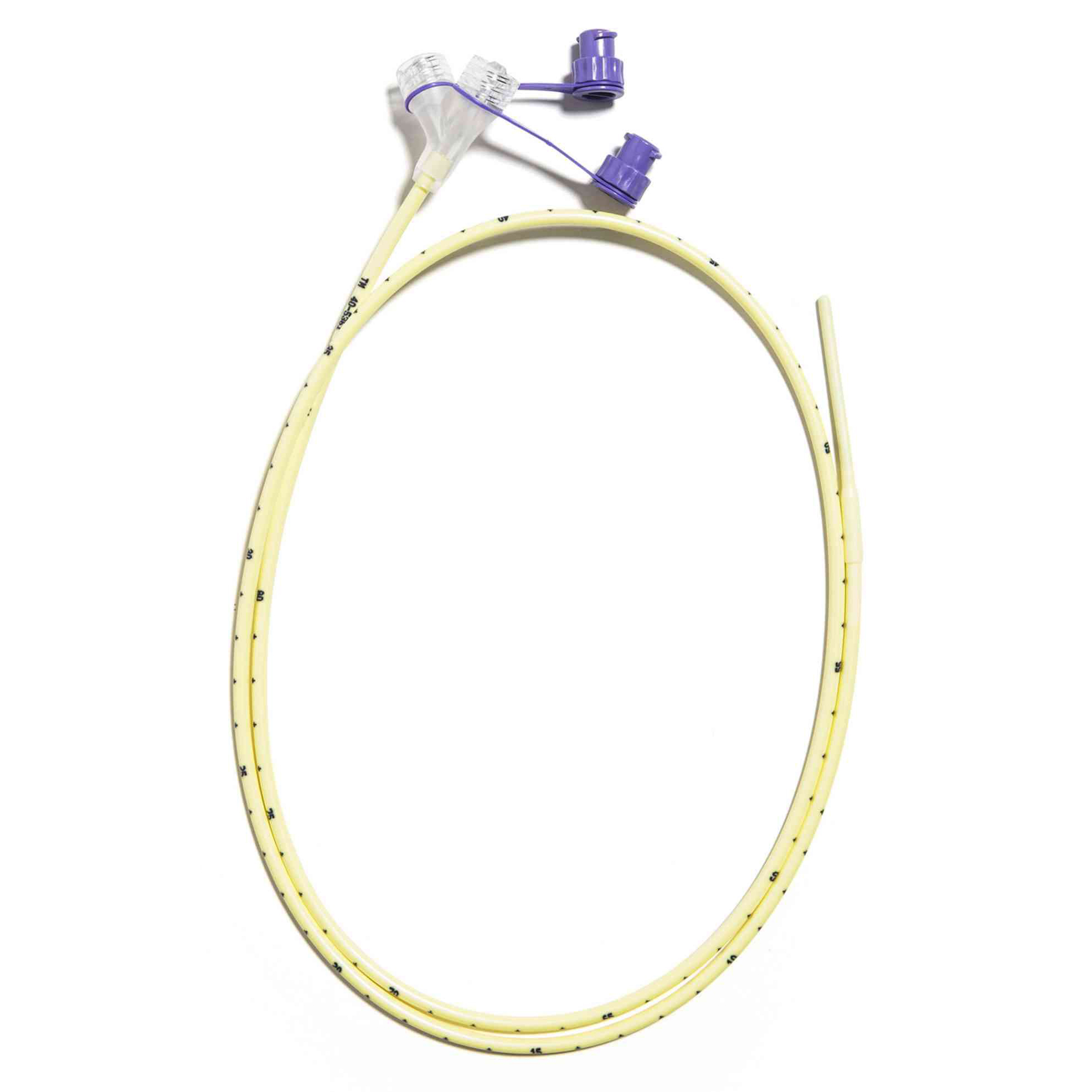 Corflo Ultra-Lite Enfit Nasogastric Feeding Tube with Anti-IV connector, Non-Weighted