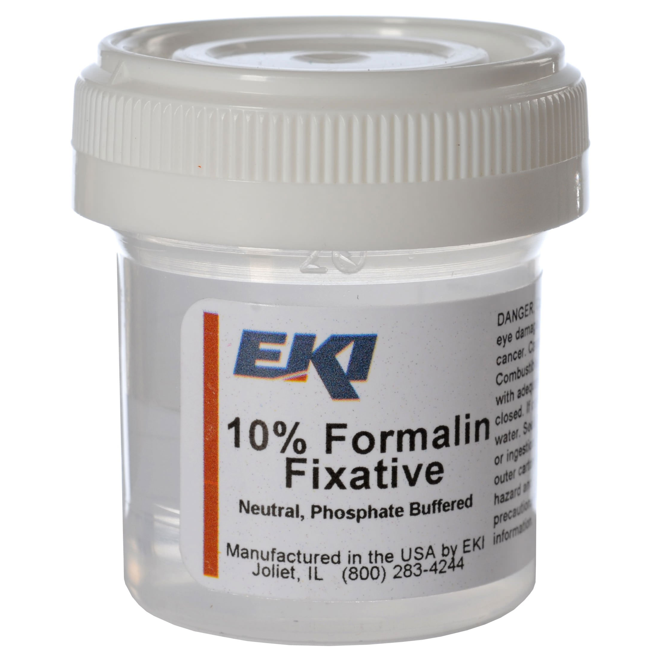 Prefilled Formalin Container, 500 ml, Case of 9