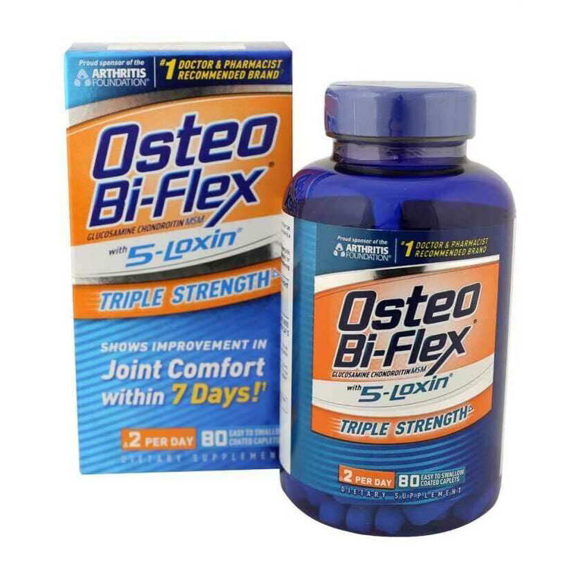 Osteo-Bi-Flex Advanced Triple Strength Joint Health Supplement with 5 Loxin - Box of 80 thumbnail 2