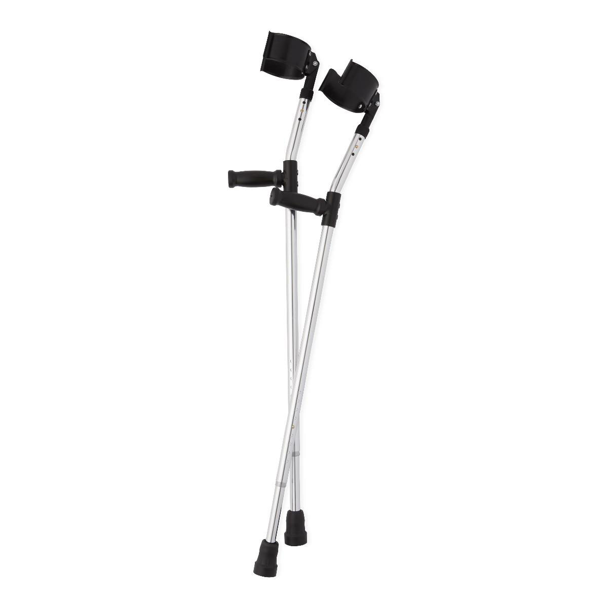 Medline Guardian Aluminum Forearm Crutches thumbnail 1