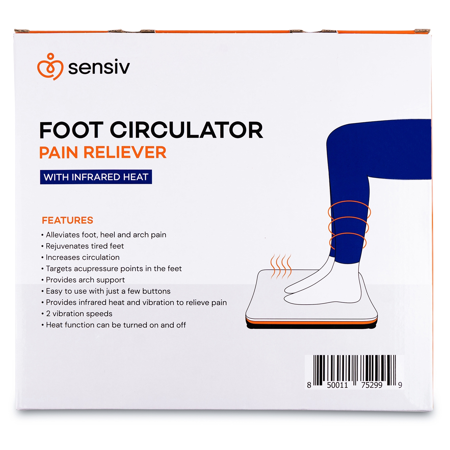 Sensiv Foot Circulator Massager For Blood Circulation thumbnail 2
