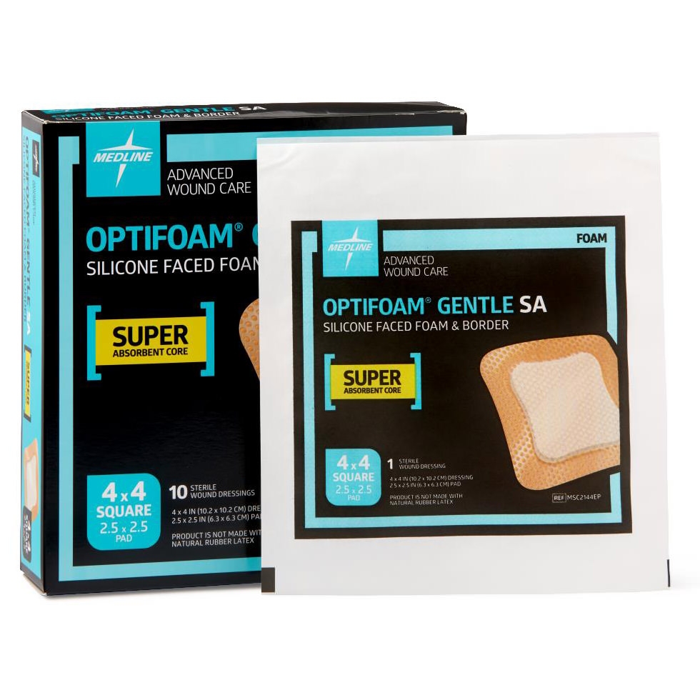 Optifoam Gentle Sa Silicone-faced Foam Dressing thumbnail 4