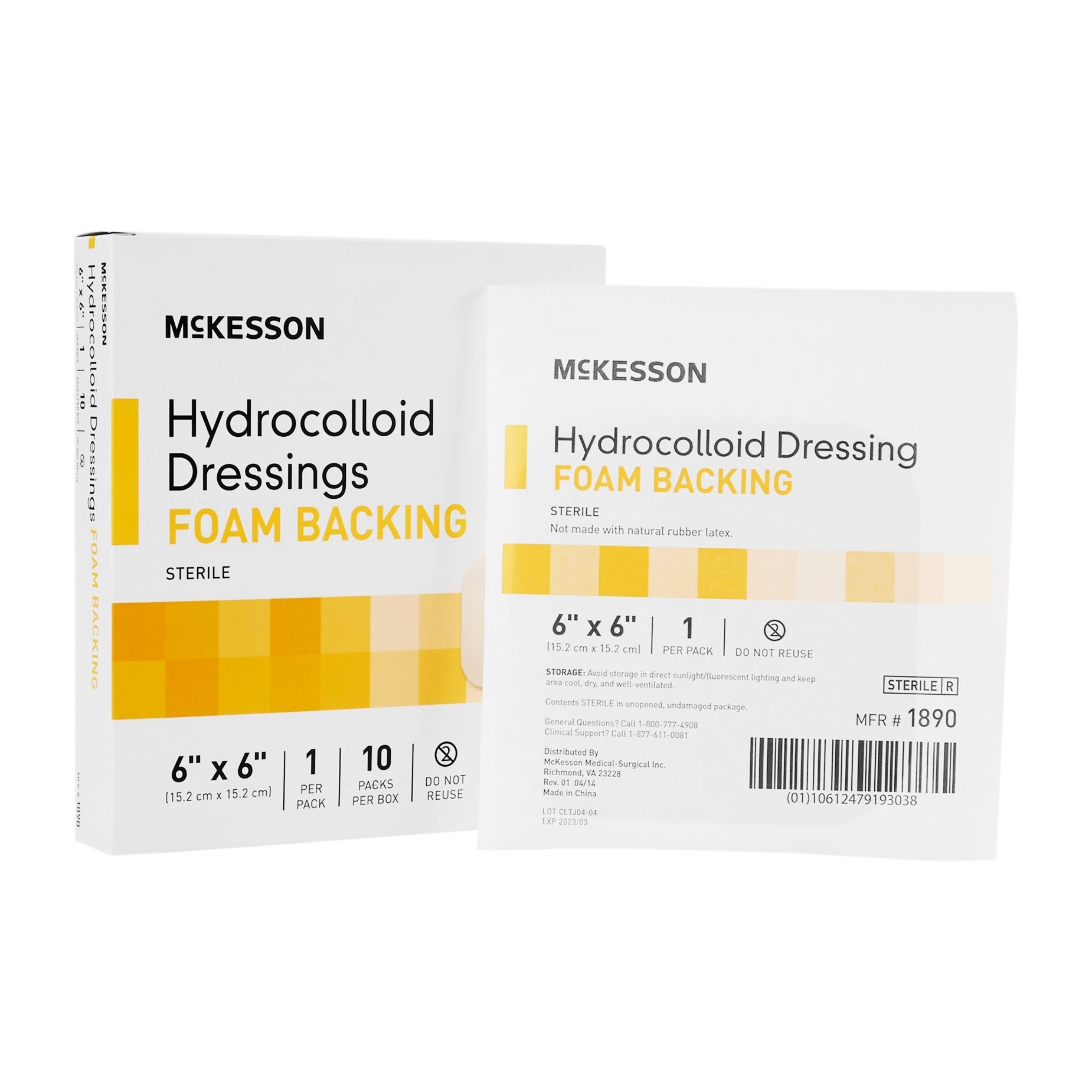 Mckesson Hydrocolloid Square Dressing thumbnail 2