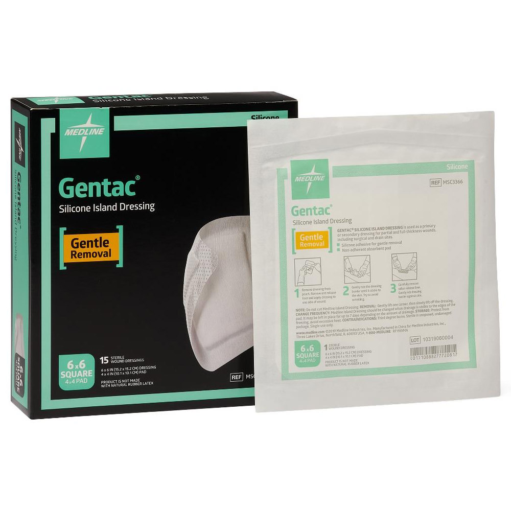 Gentac Silicone Adhesive Island Wound Dressing thumbnail 4
