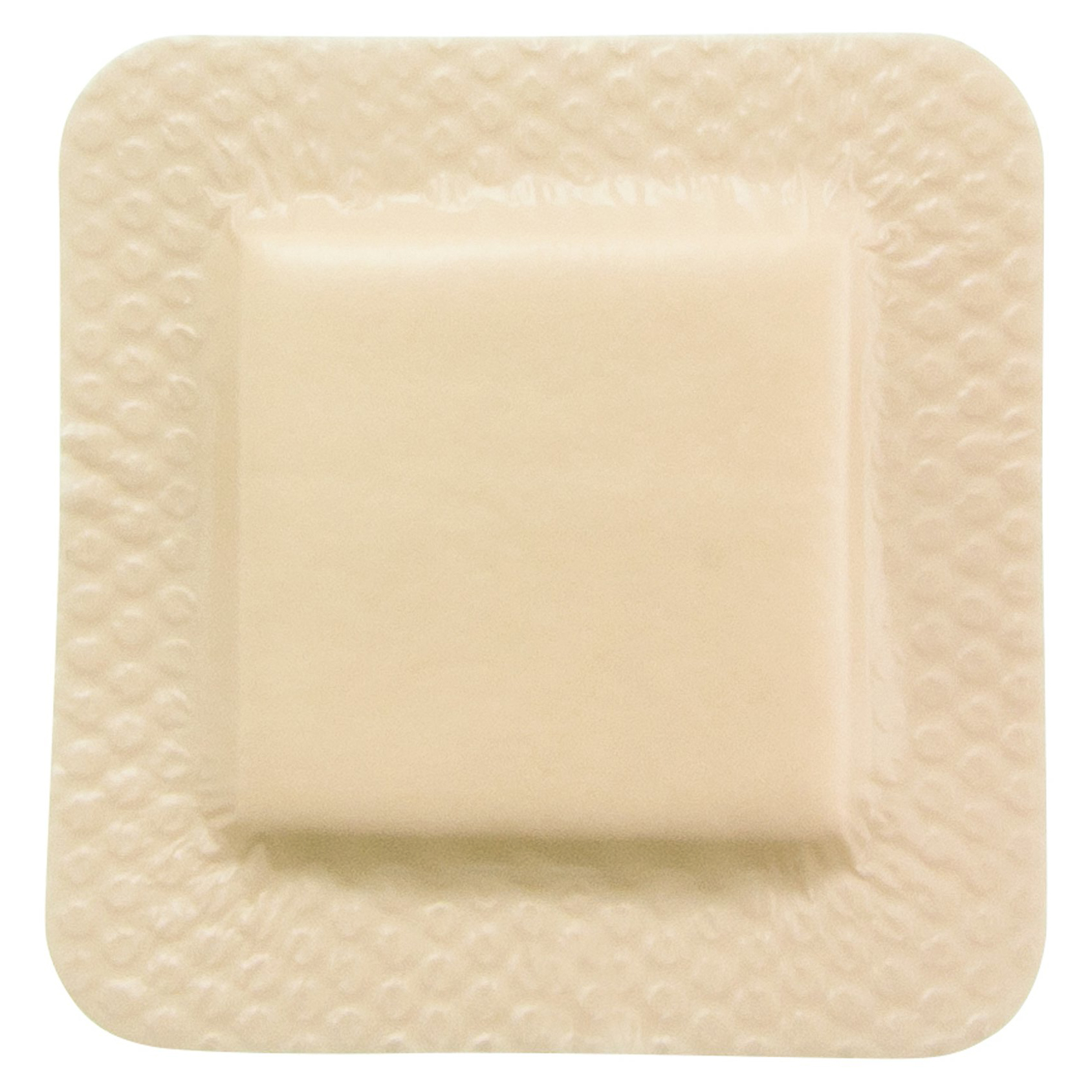 McKesson Lite Thin Silicone Foam Dressing Film Backing Tan Square Sterile thumbnail 3