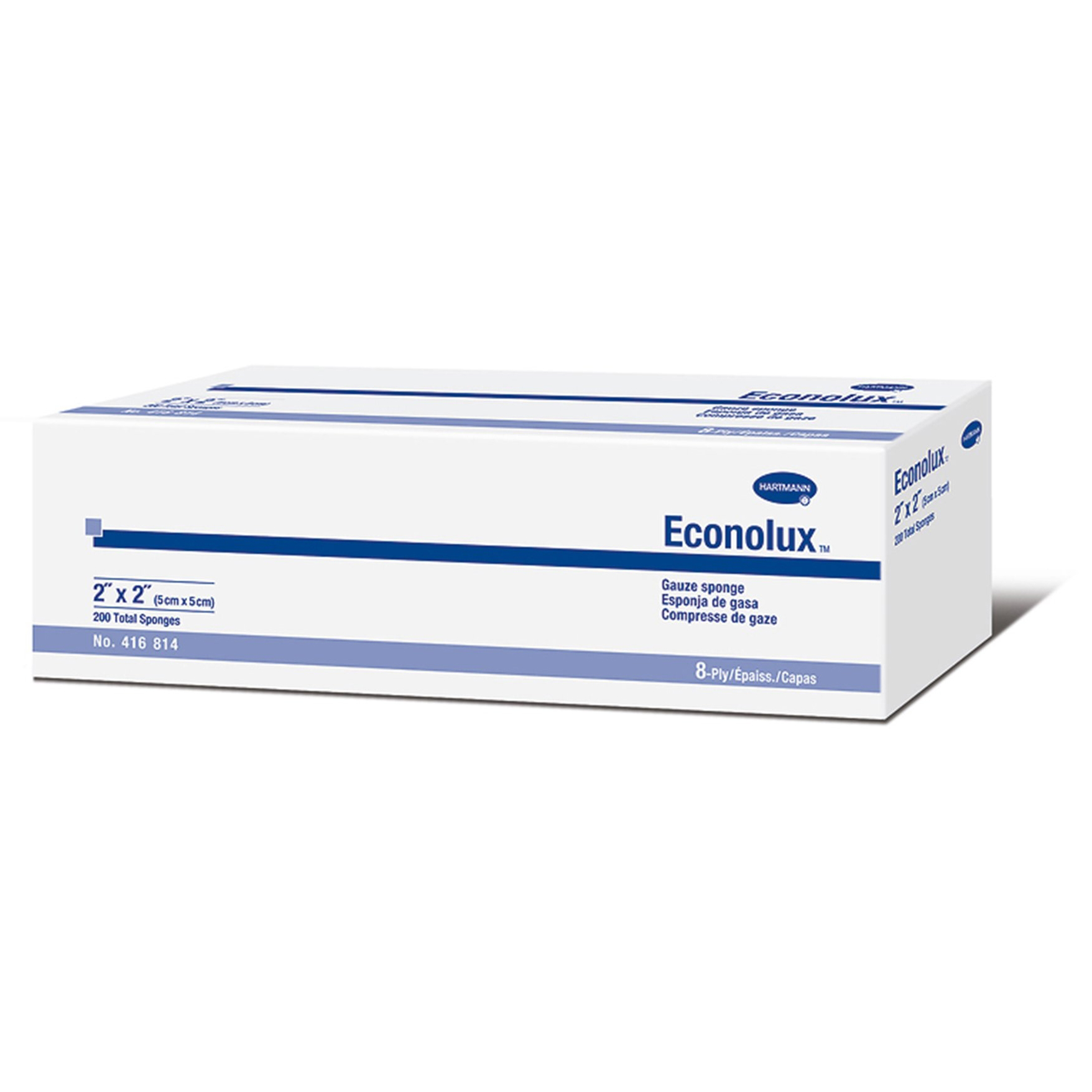 Hartmann Econolux 8-Ply Cotton Gauze Sponge Non Sterile