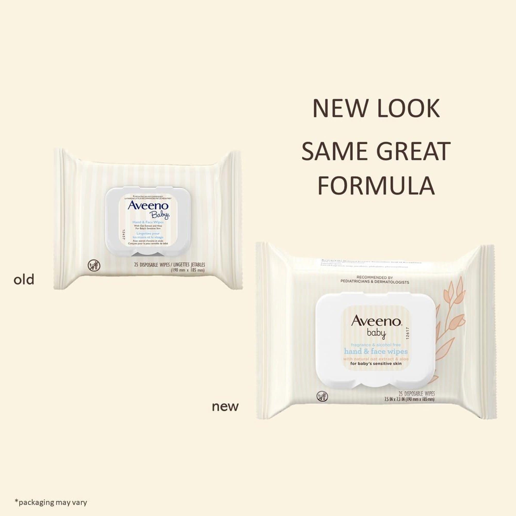 Aveeno Baby Soft Wipe Unscented - Package of 25 thumbnail 2