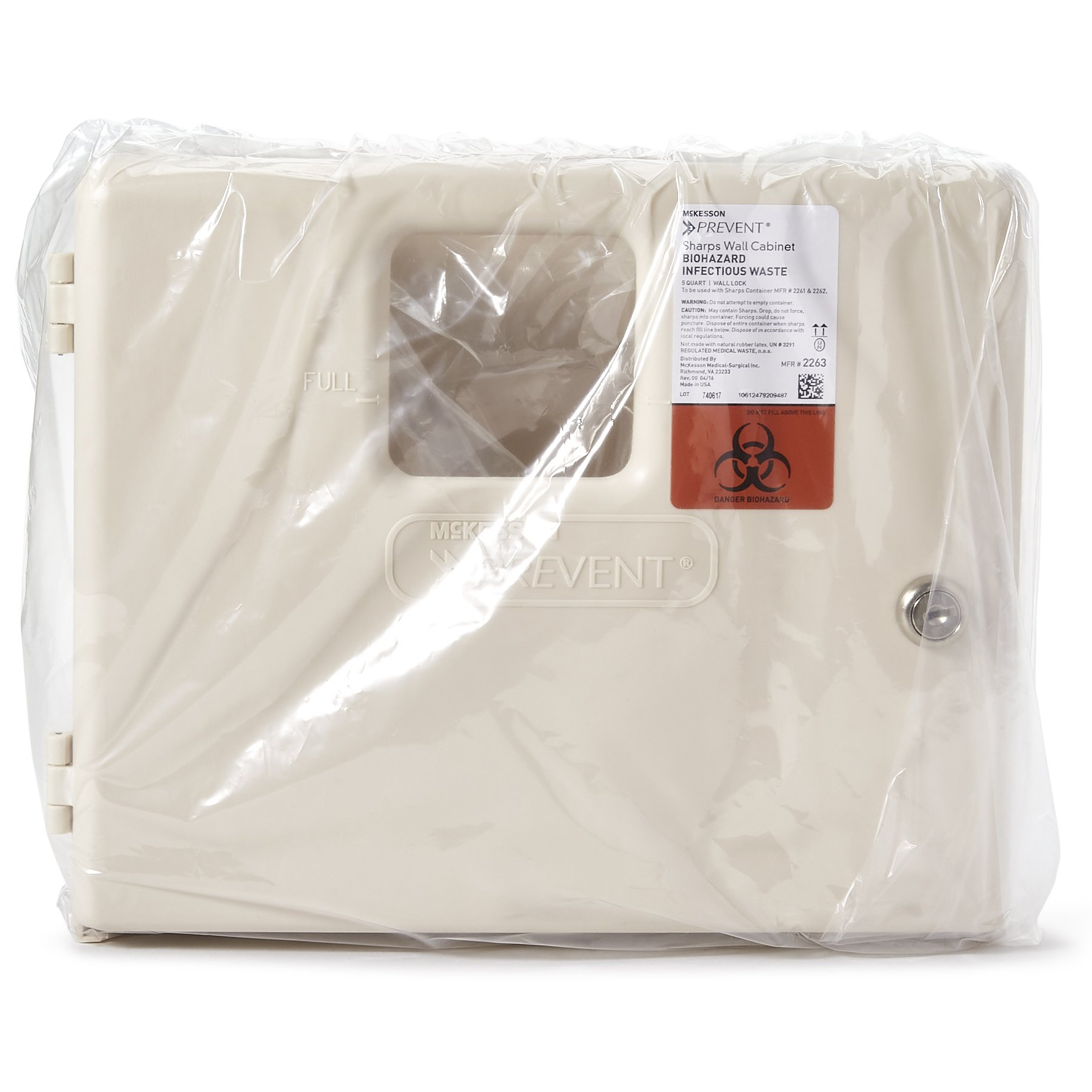 McKesson Prevent Sharps Container Wall Locking Cabinet thumbnail 5