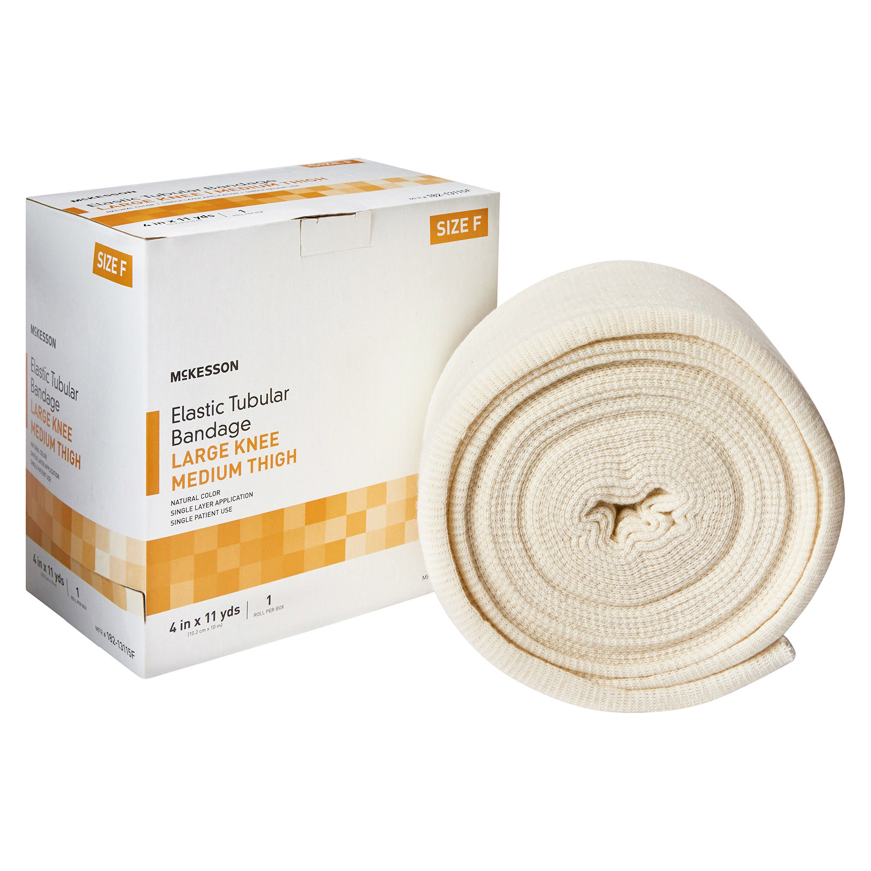 McKesson Spandagrip Elastic Tubular Support Bandage Natural NonSterile - Main image