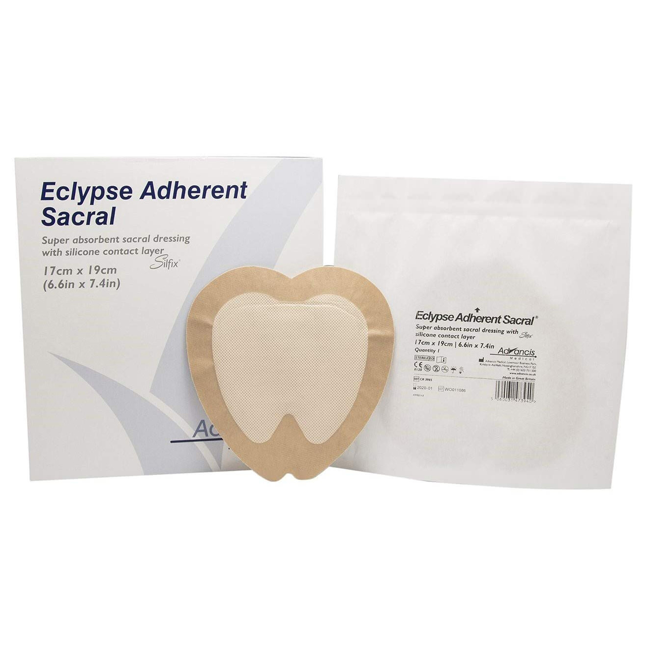 Eclypse Adherent Sacral Super Absorbent Dressing thumbnail 1