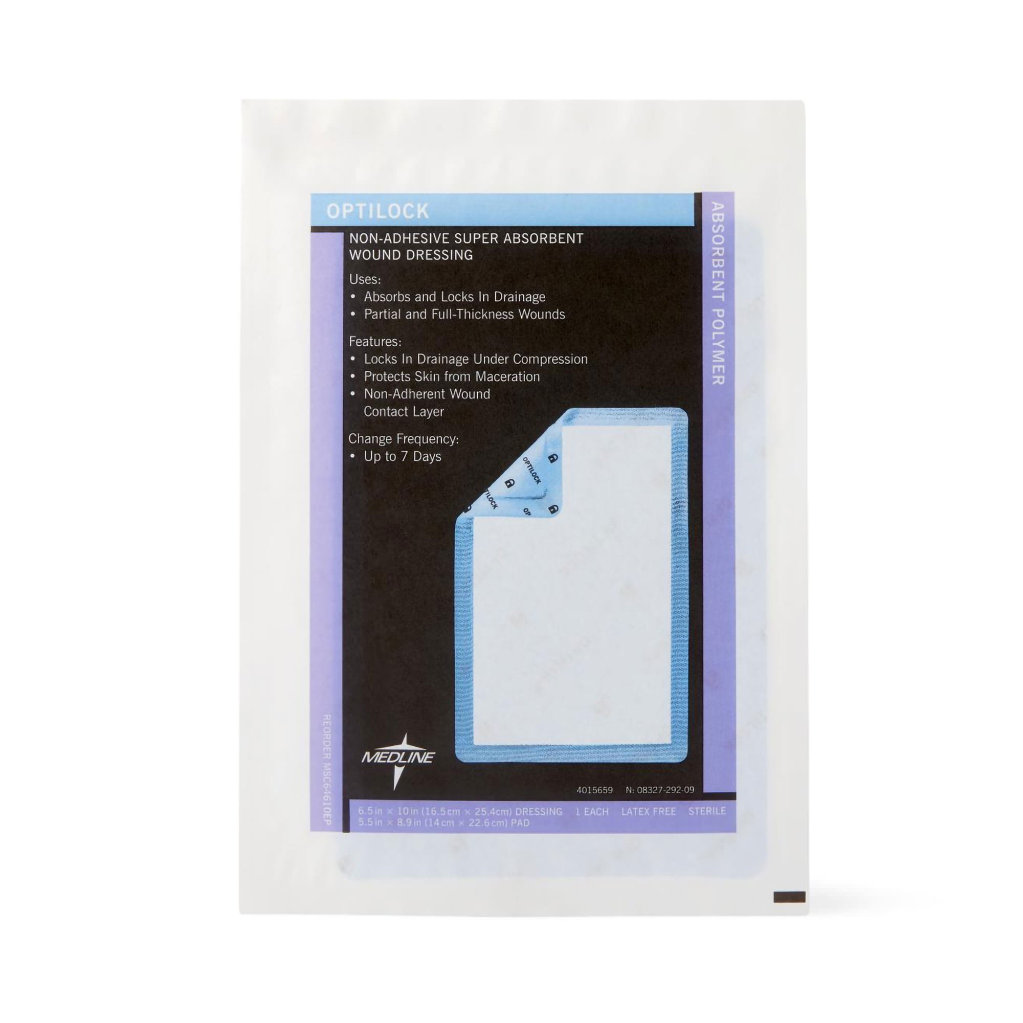 optilock dressing Medline OptiLock Nonadhesive Super Absorbent Wound Dressings main image 0