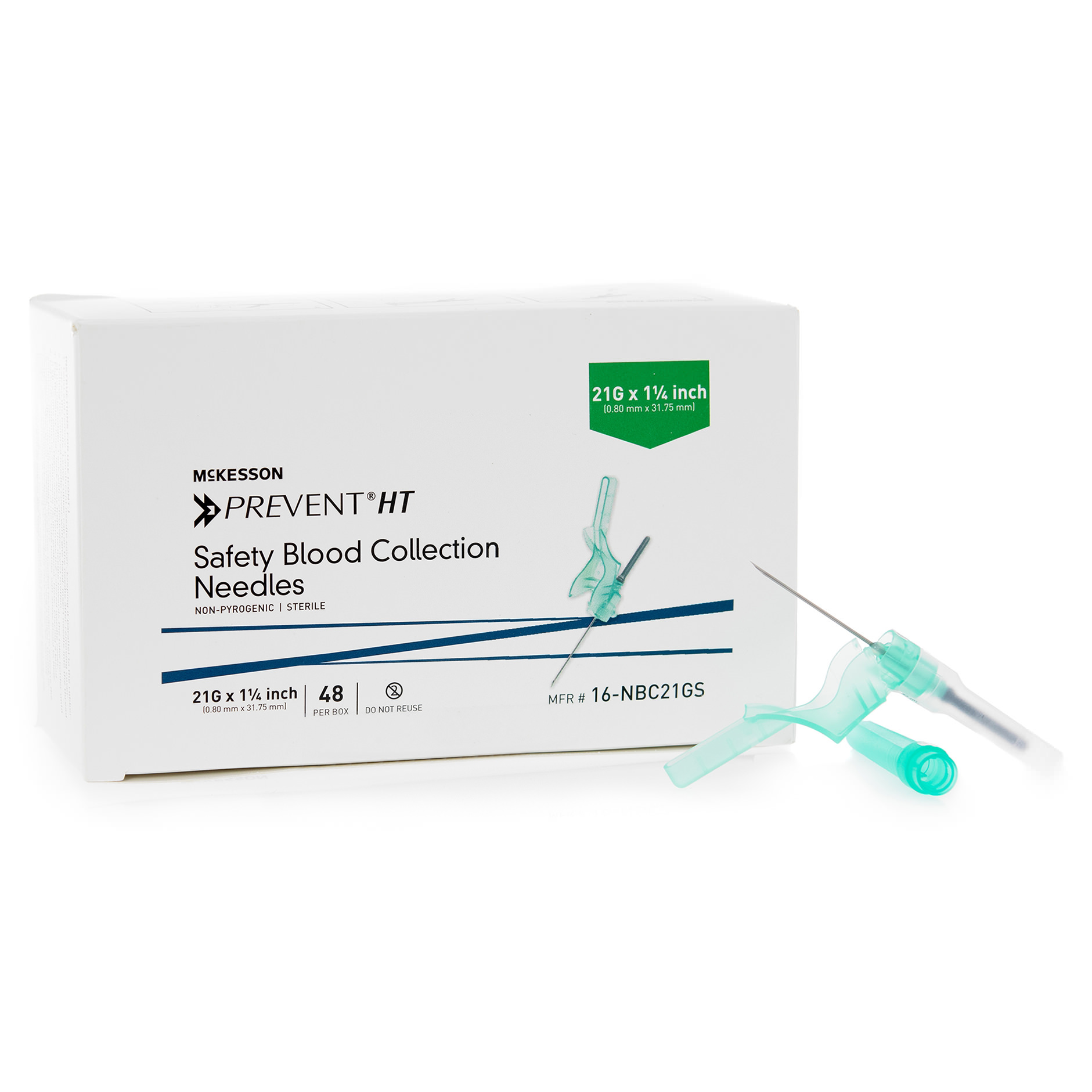 McKesson Prevent HT Blood Collection Needle, Sterile