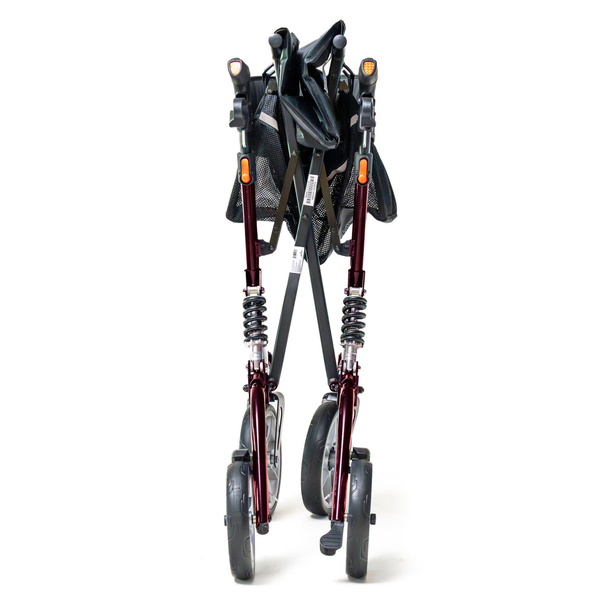 ProBasics Ascent XR Height Adjustable Euro-Style Rollator, BrandyWine thumbnail 6