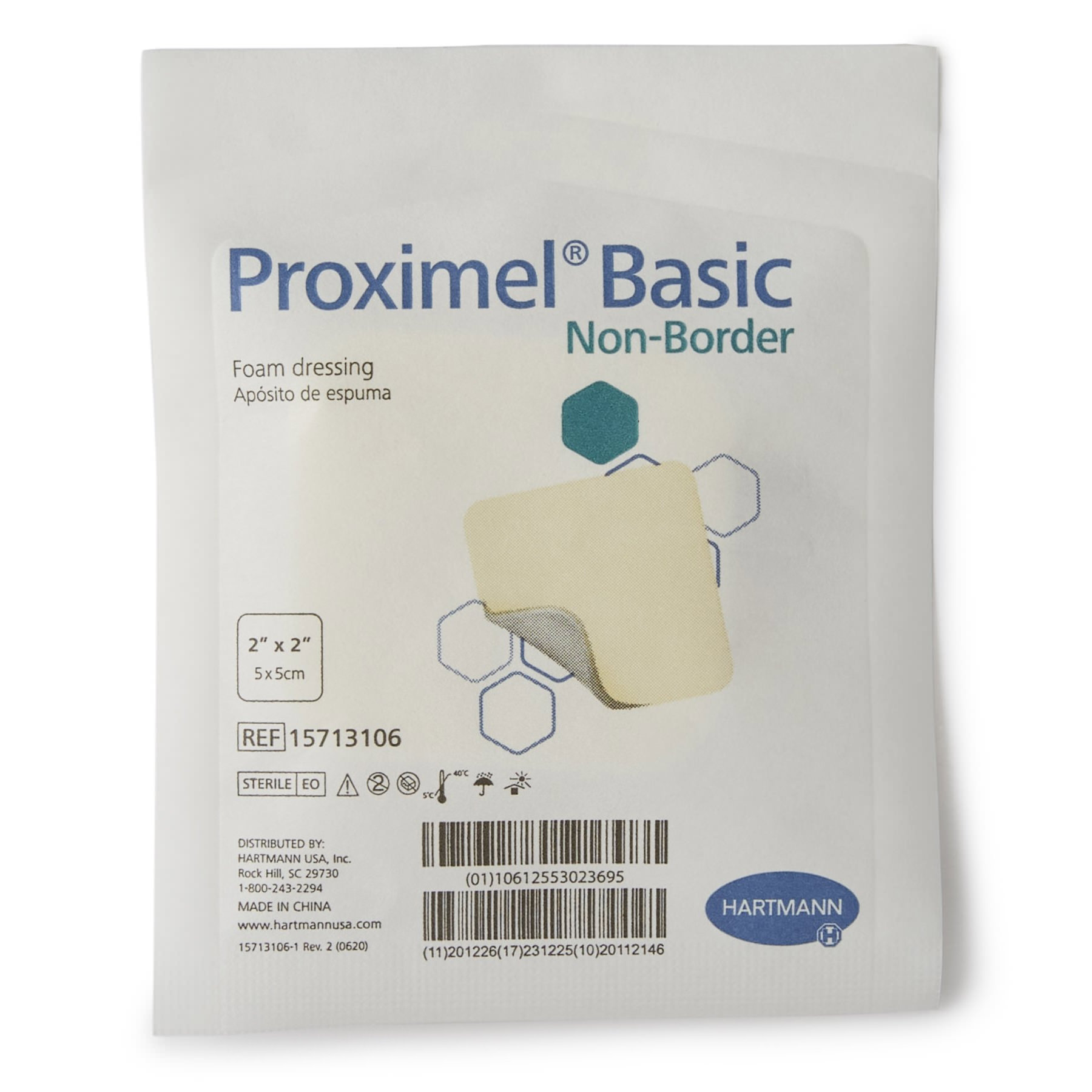 Proximel Basic Non-Border Two-Layer Polyurethane Foam Dressing thumbnail 3
