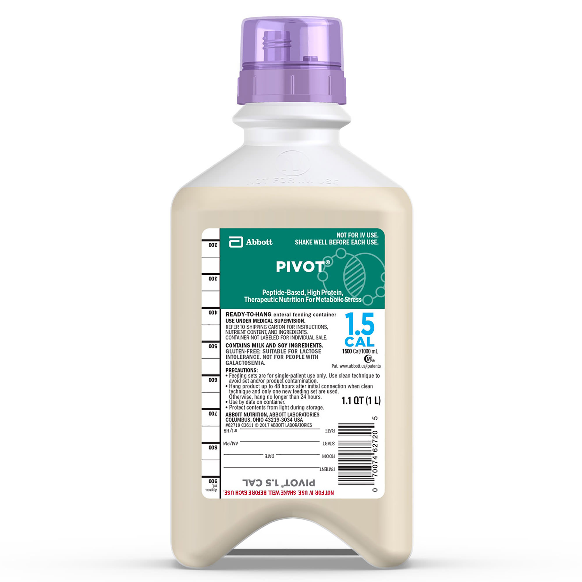 Abbott Pivot 1.5 Cal Peptide-Based High Protein Therapeutic Nutrition thumbnail 1