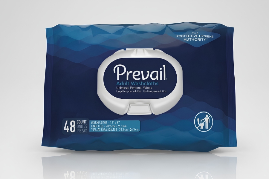 Prevail Premium Washcloths Adult Personal Wipes