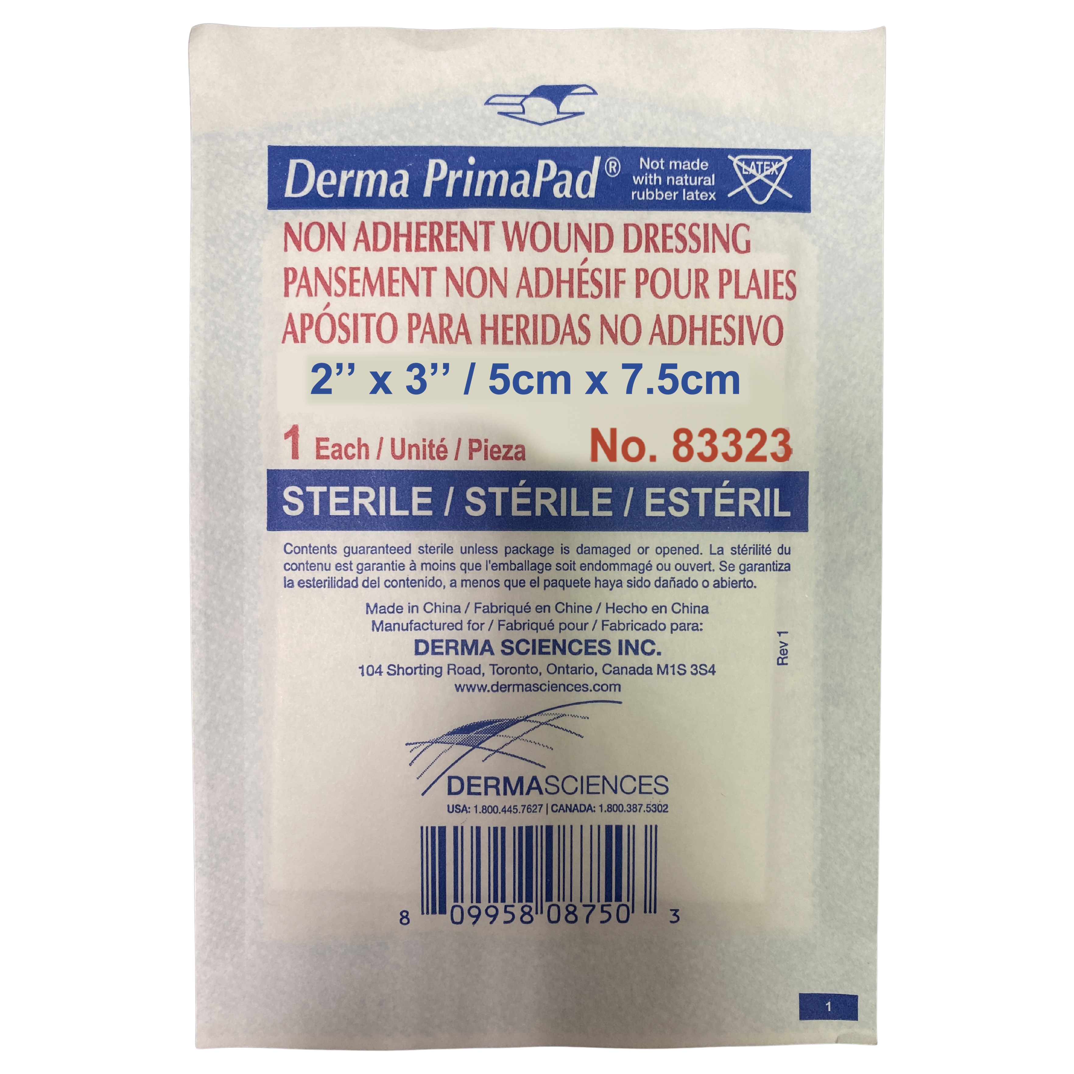 Gentell Primapad Non-Adherent Absorbent Gauze Pad, Sterile thumbnail 2