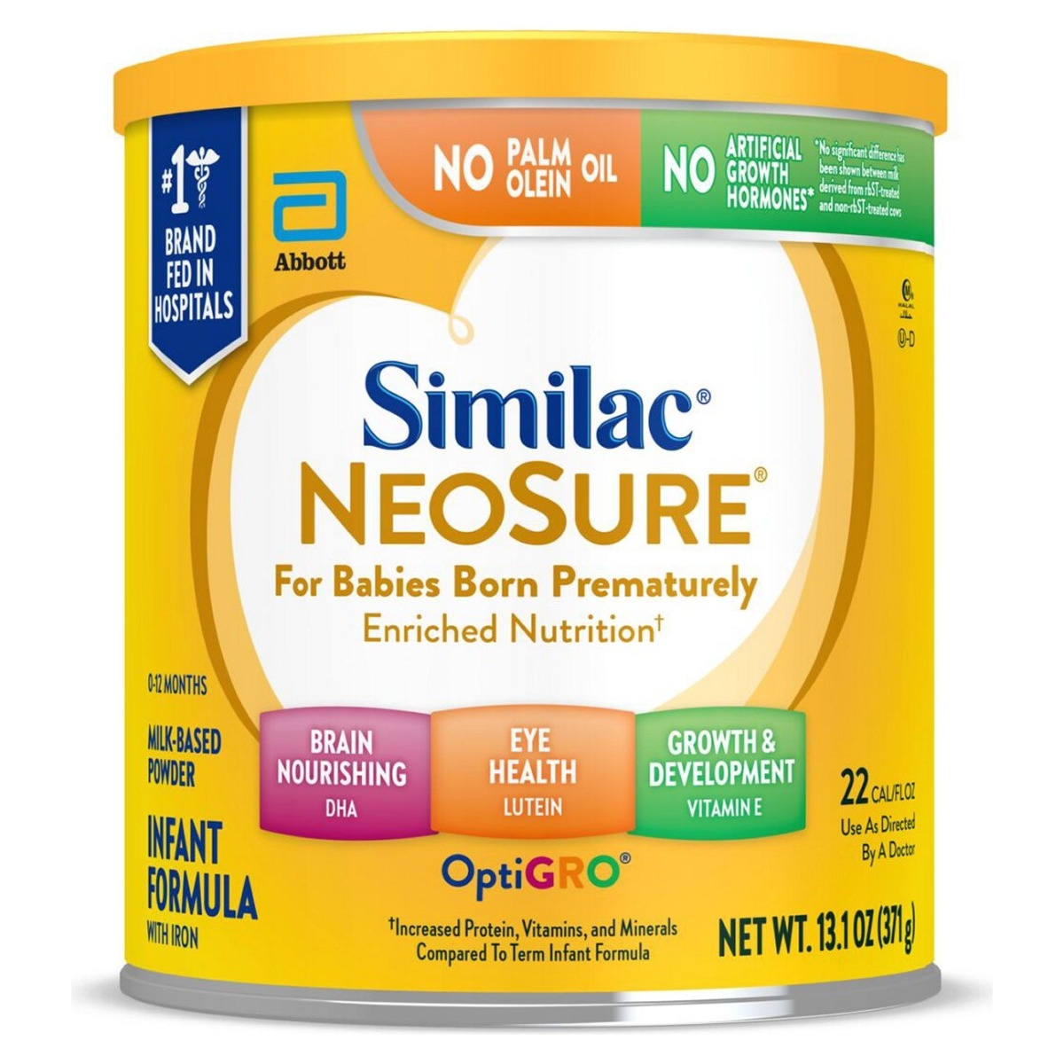 Similac NeoSure Infant Formula with iron, Powder thumbnail 1